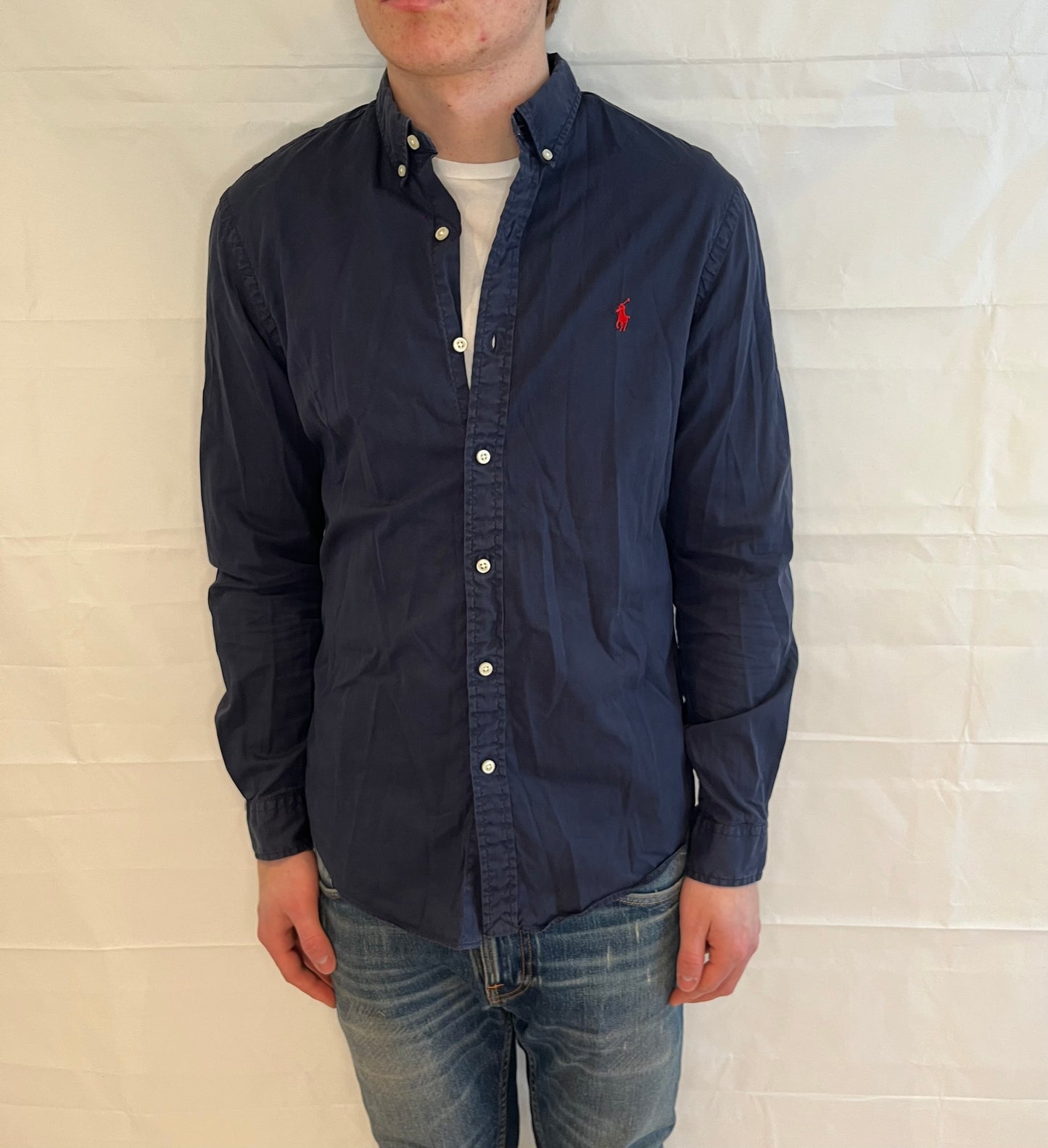 Polo Ralph Lauren Slim Fit Featherweight Twill Shirt Blue Men's