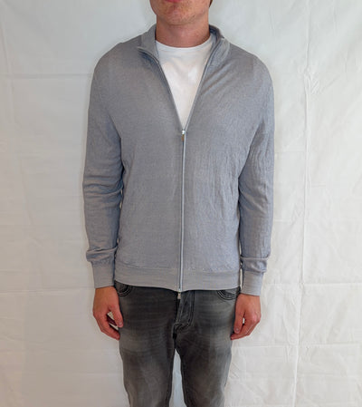Gran Sasso Full Zip Grey Men's
