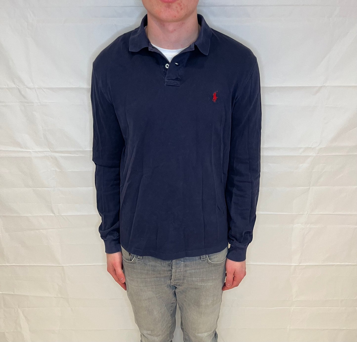 Ralph Lauren Polo Long Sleeve Blue Men's