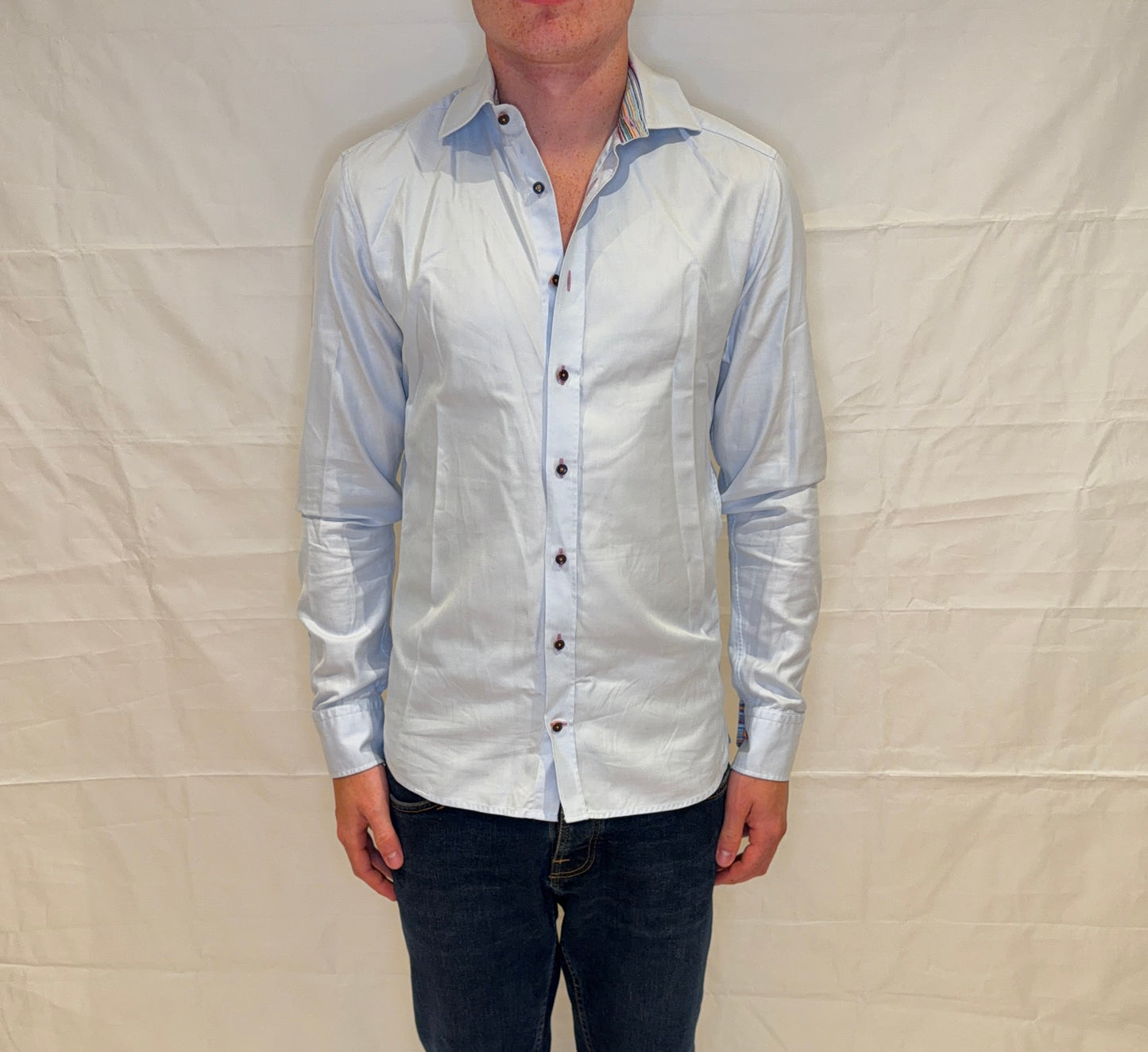 Stenströms Shirt Light Blue Men's