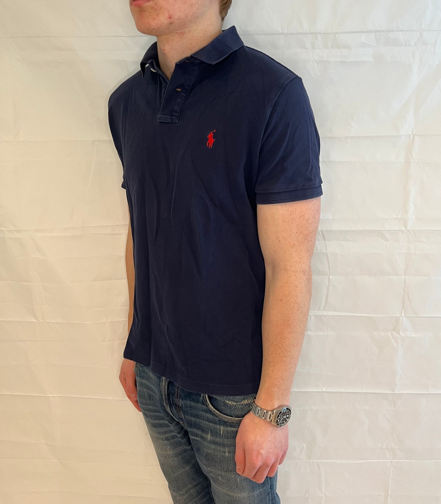 Polo Ralph Lauren Custom Slim Fit Polo Blue Men's