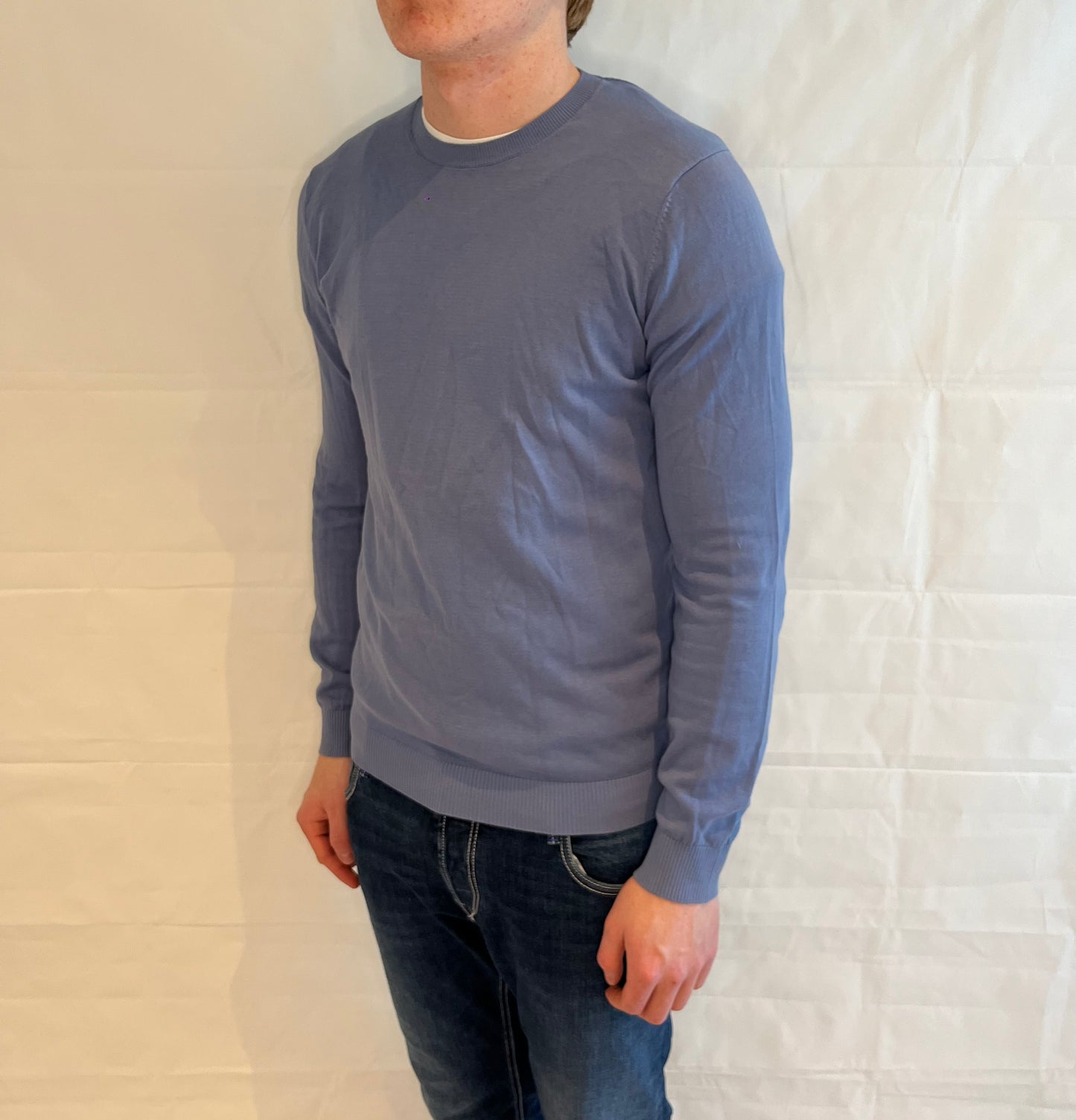 Massimo Dutti Sweater Light Blue Men's