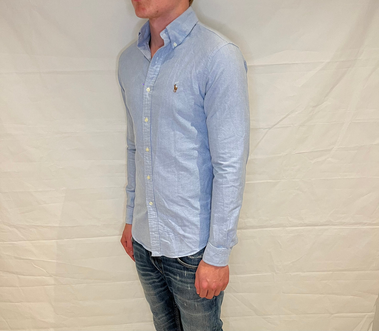 Polo Ralph Lauren Slim Fit Shirt Light Blue Men's