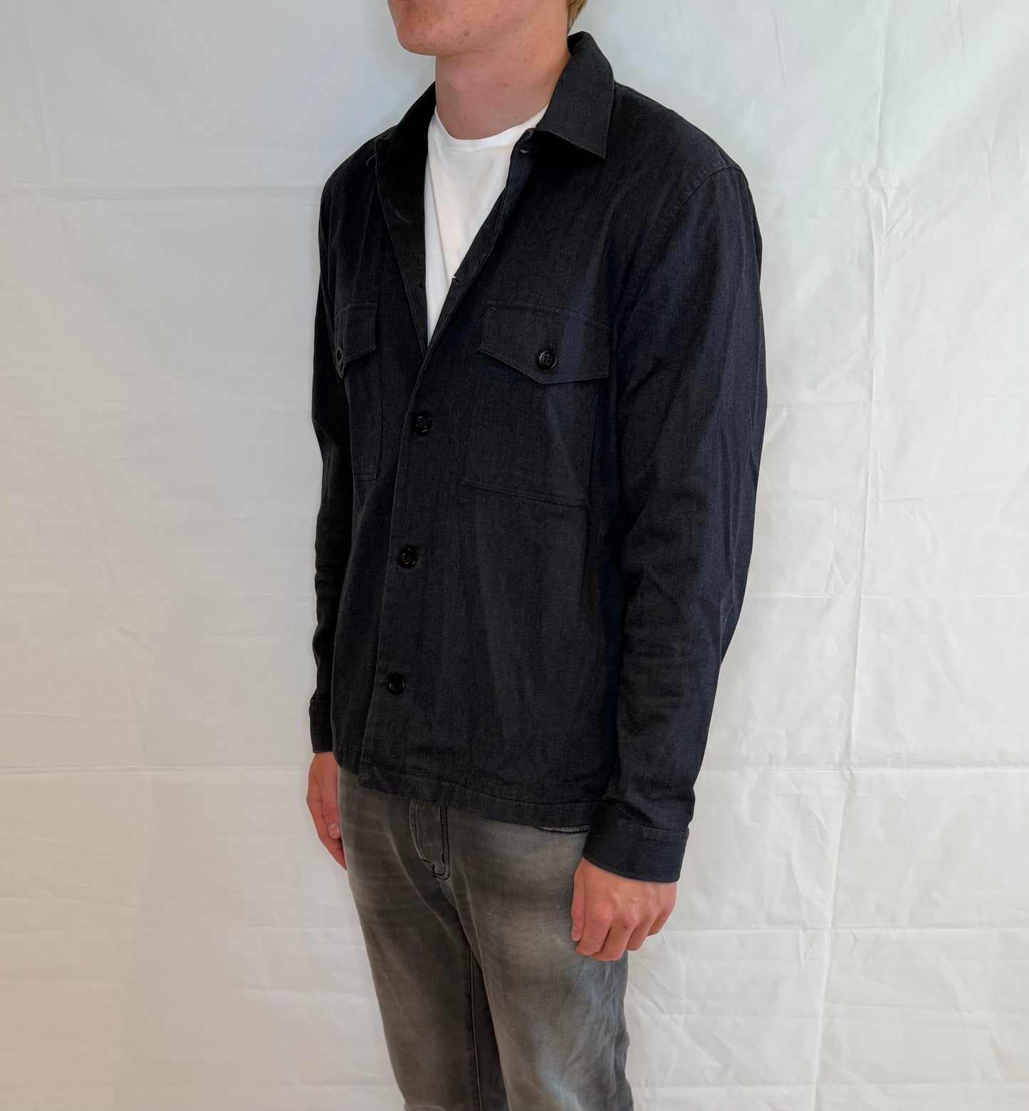 NN07 Overshirt Dark Grey Men's