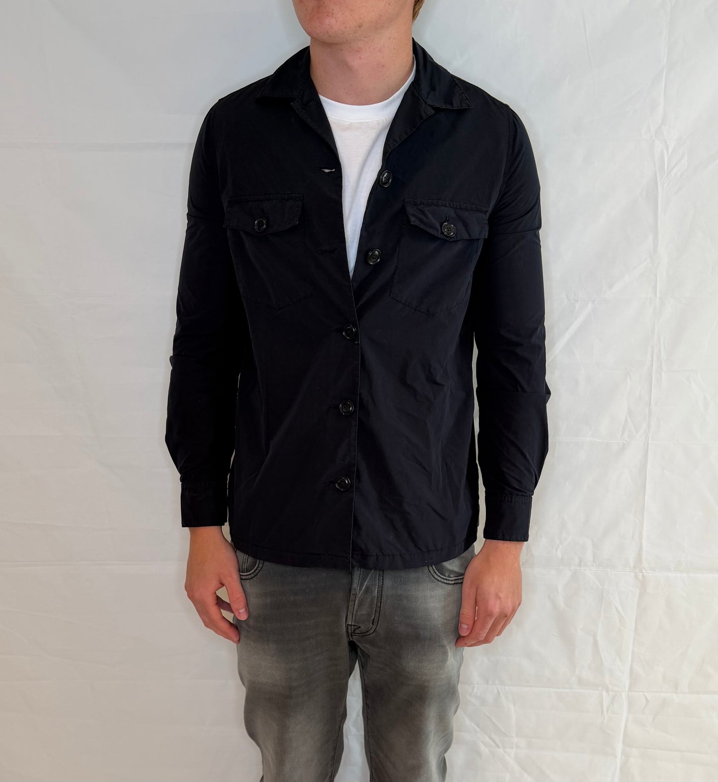 Aspesi Overshirt Blue Men's