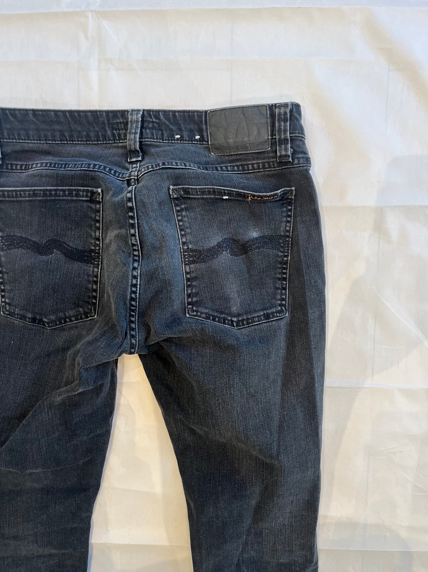 Nudie Skinny Lin Jeans Black Men's