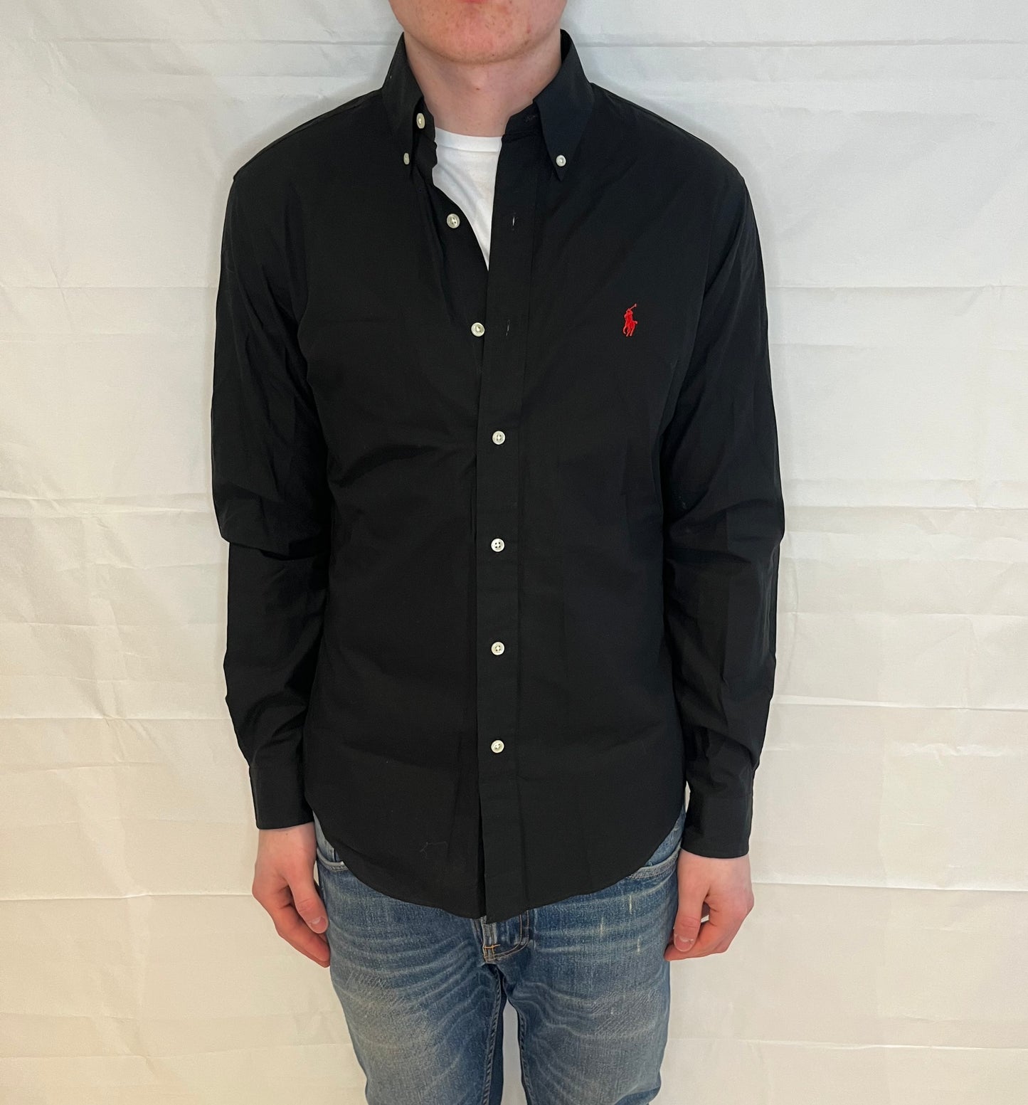 Polo Ralph Lauren Slim Fit Shirt Black Men's