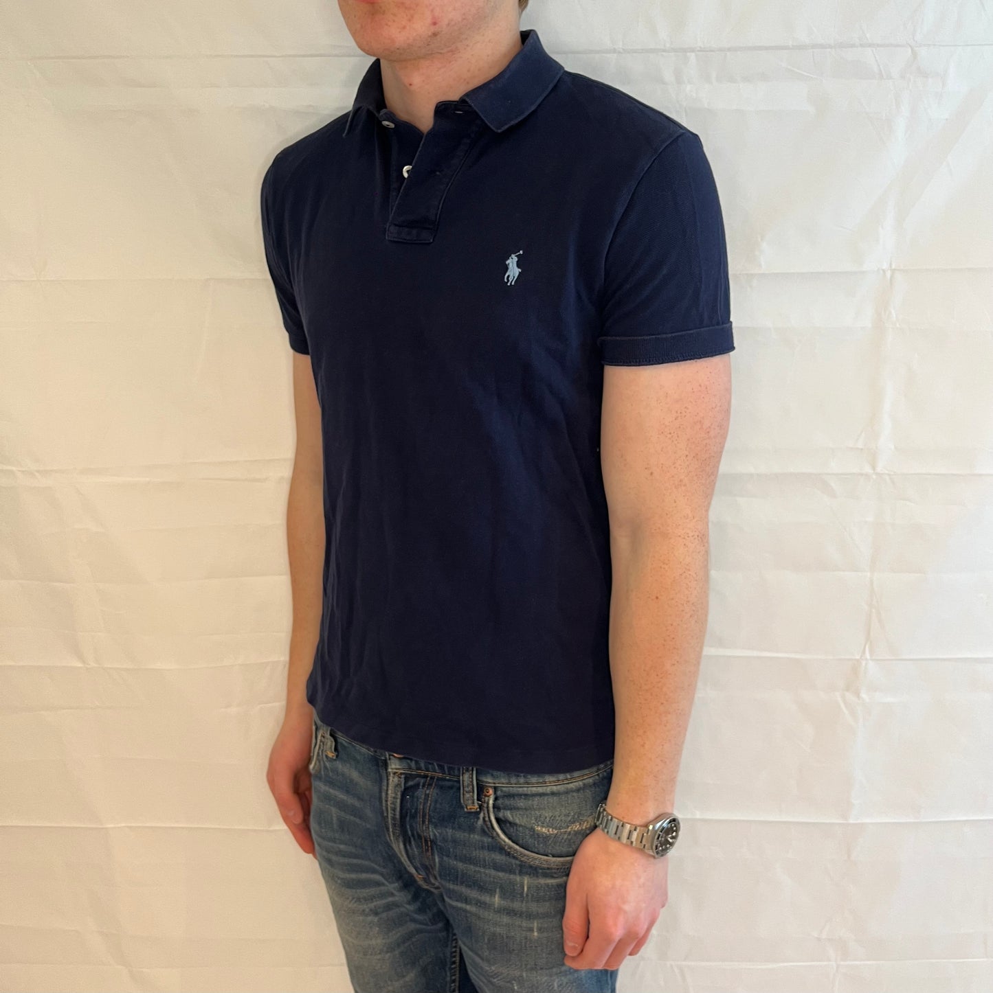 Polo Ralph Lauren Custom Slim Fit Polo Blue Men's