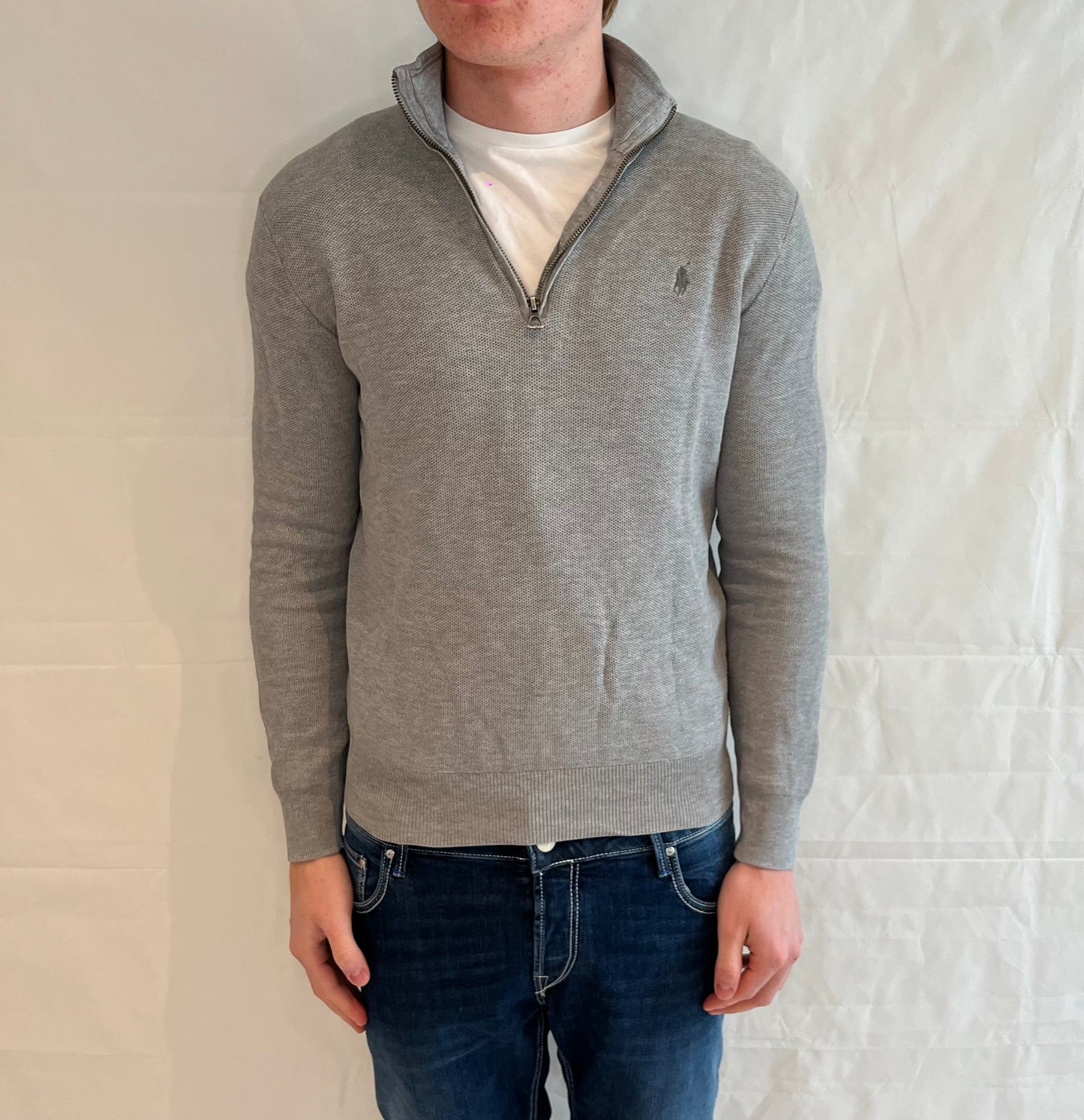 Polo Ralph Lauren Half Zip Grey Men's