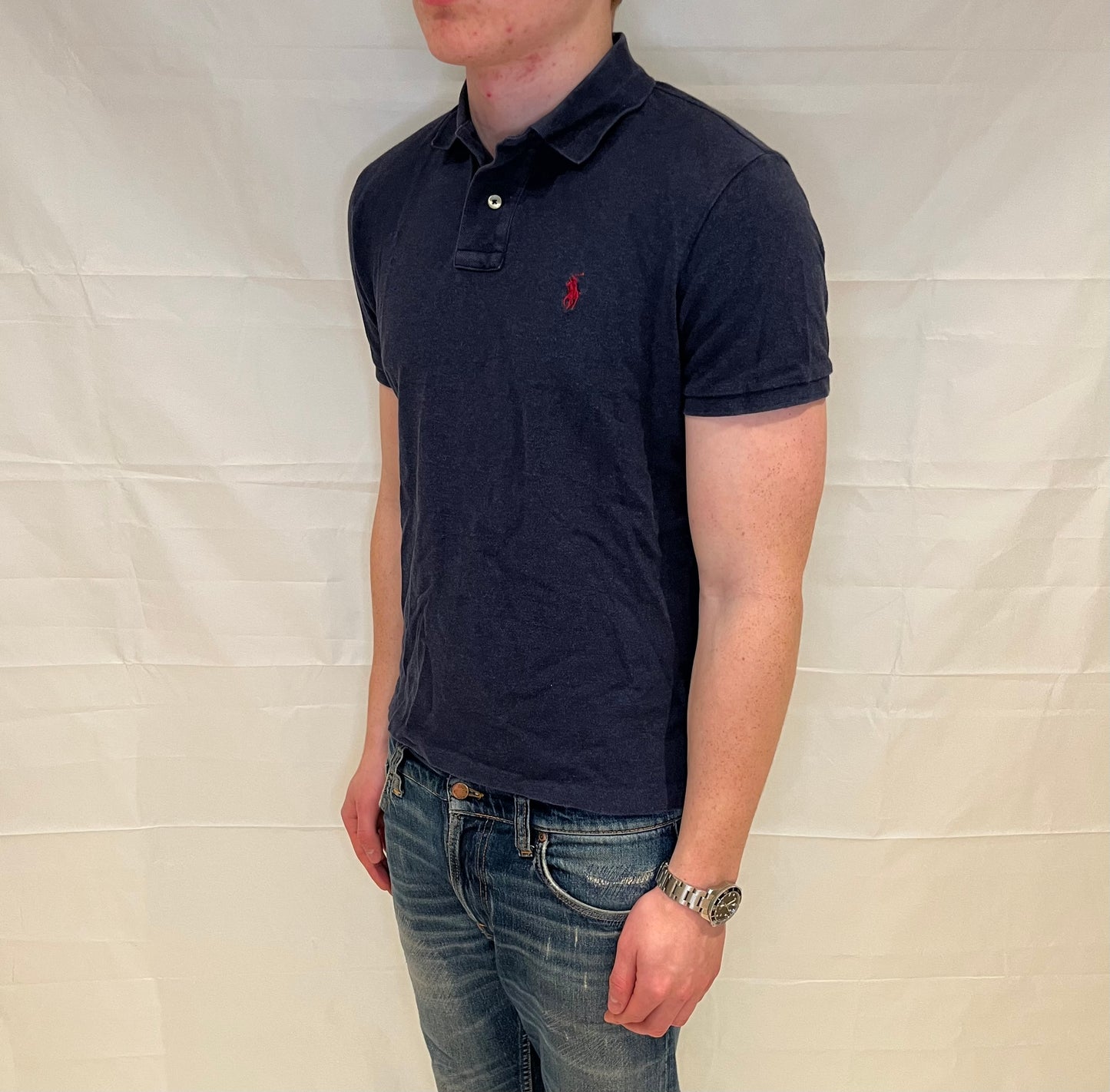 Polo Ralph Lauren Custom Slim Fit Polo Blue Men's
