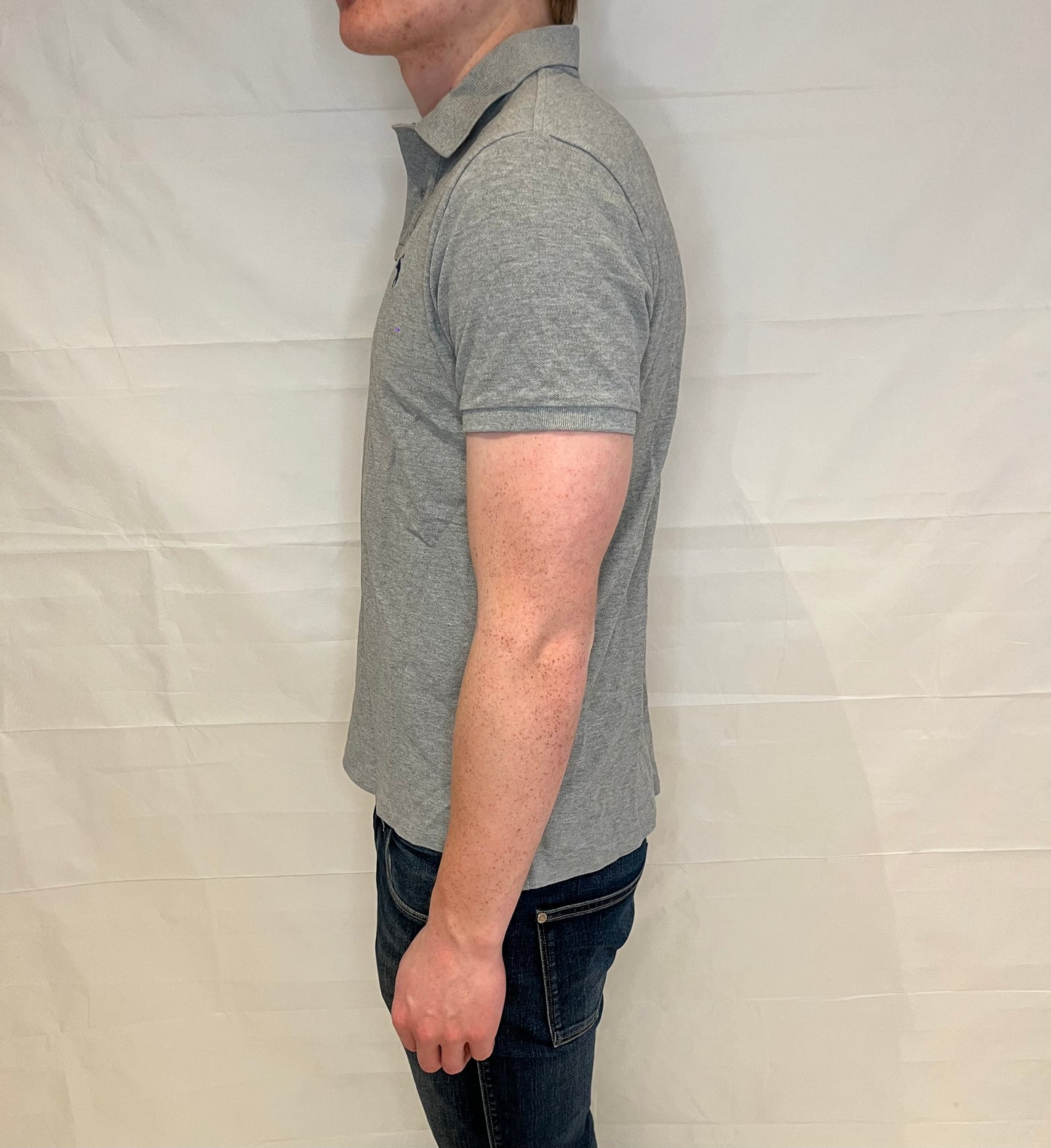 Polo Ralph Lauren Custom Slim Fit Polo Grey Men's