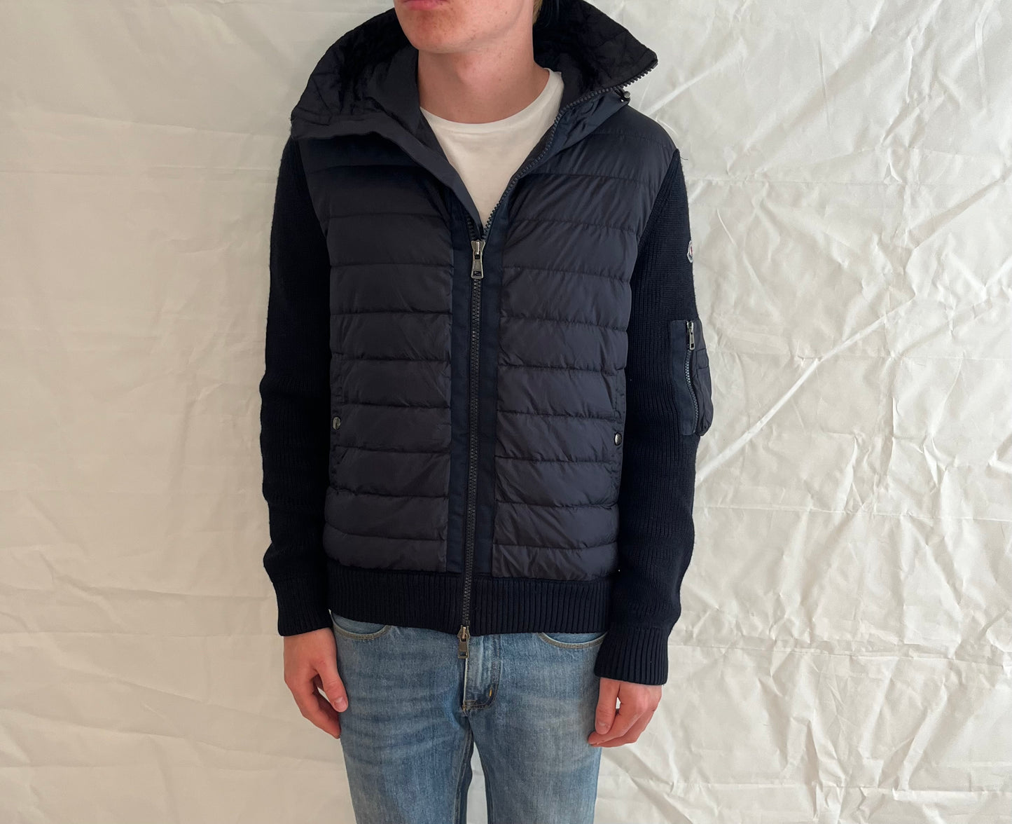Moncler Tricot Cardigan Men's Blue