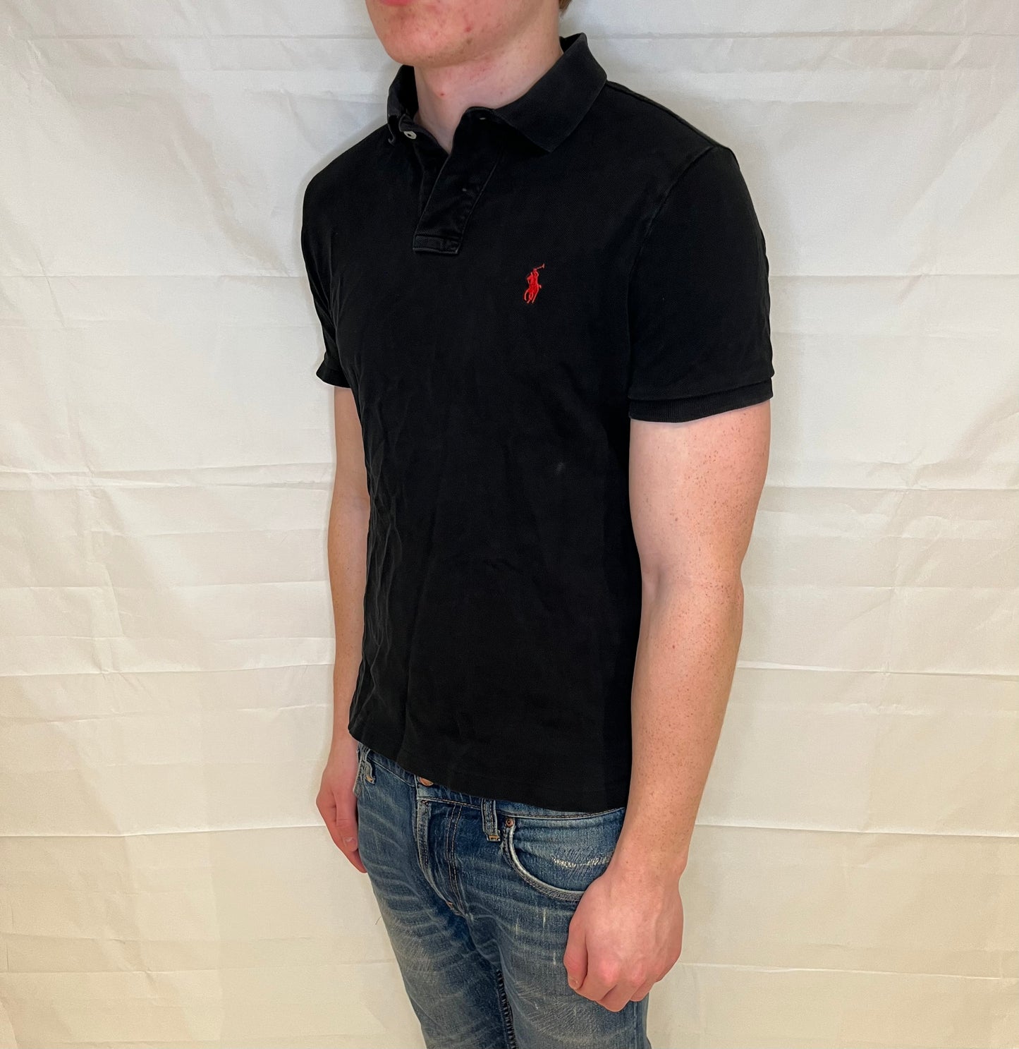 Polo Ralph Lauren Custom Slim Fit Polo Black Men's