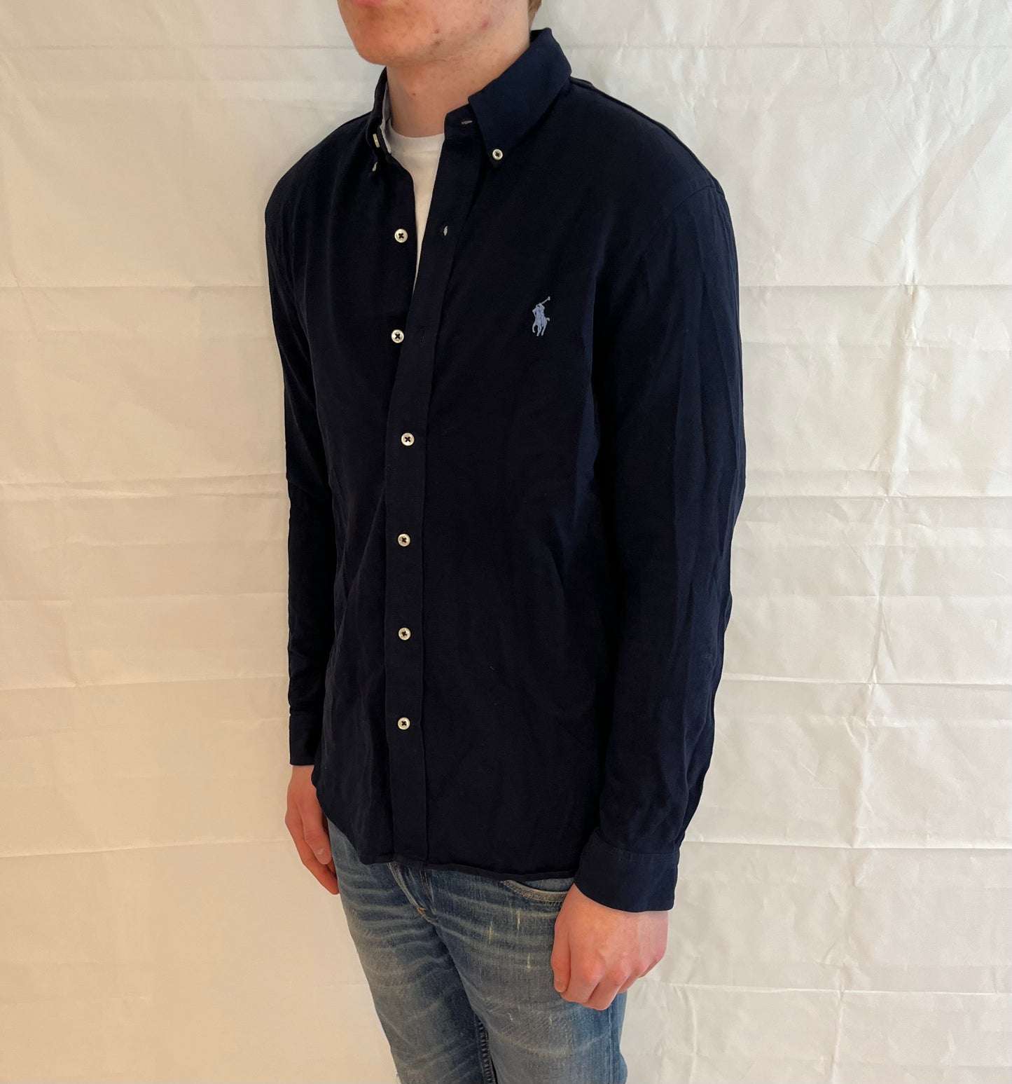 Polo Ralph Lauren Featherweight Mesh Shirt Blue Men's