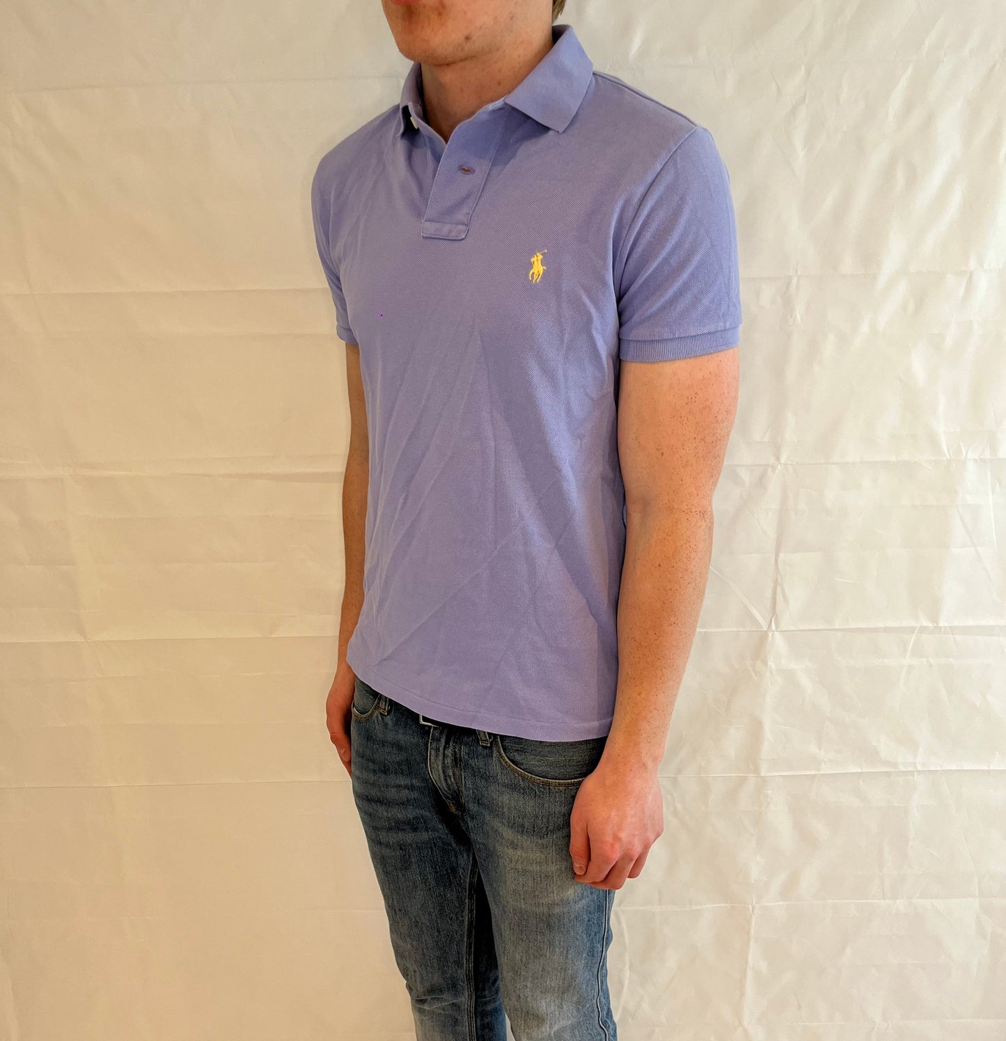 Polo Ralph Lauren Custom Slim Fit Polo Purple Men's