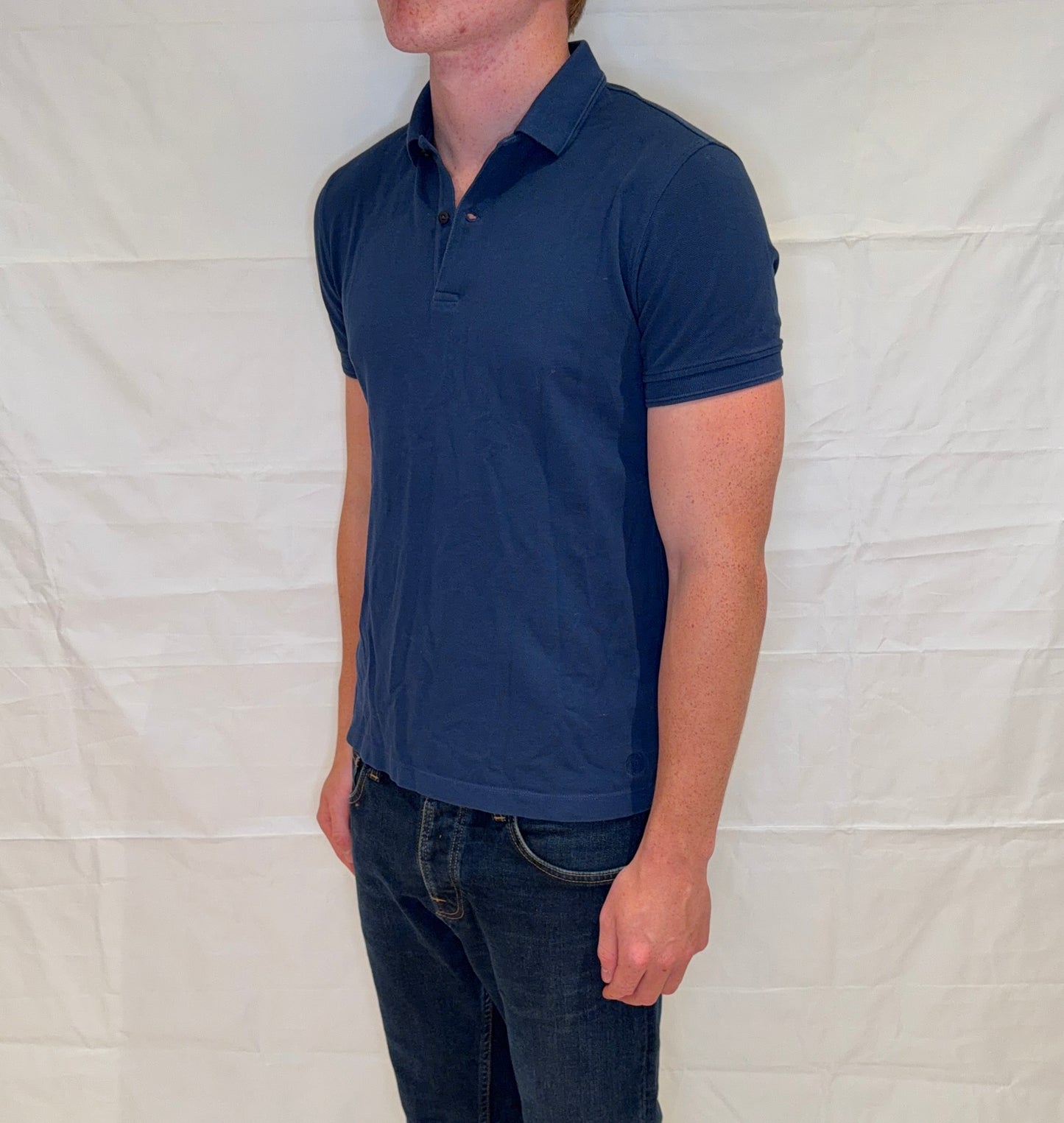 Massimo Dutti Polo Blue Men's