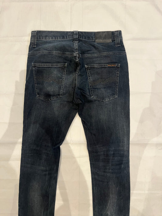 Nudie Taped Ted Jeans Black Men's
