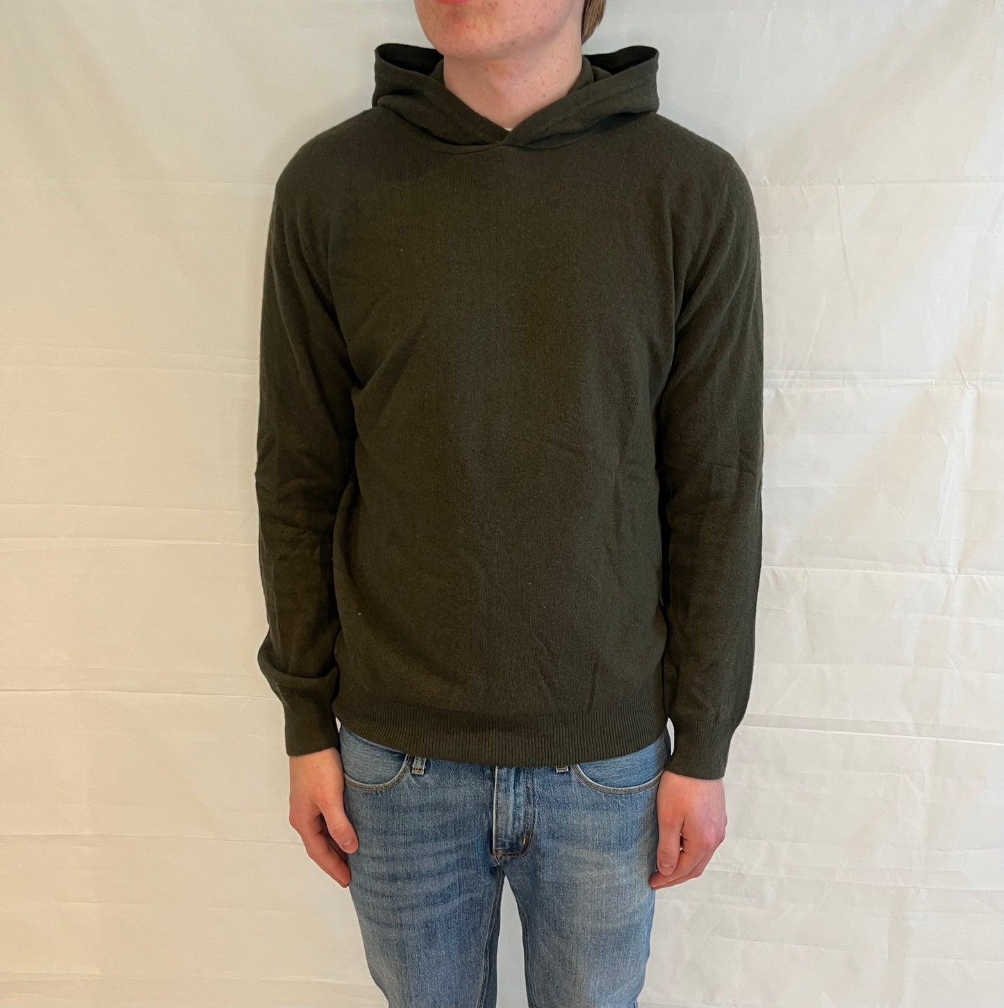Oscar Jacobson Hoodie Olive Green Men's
