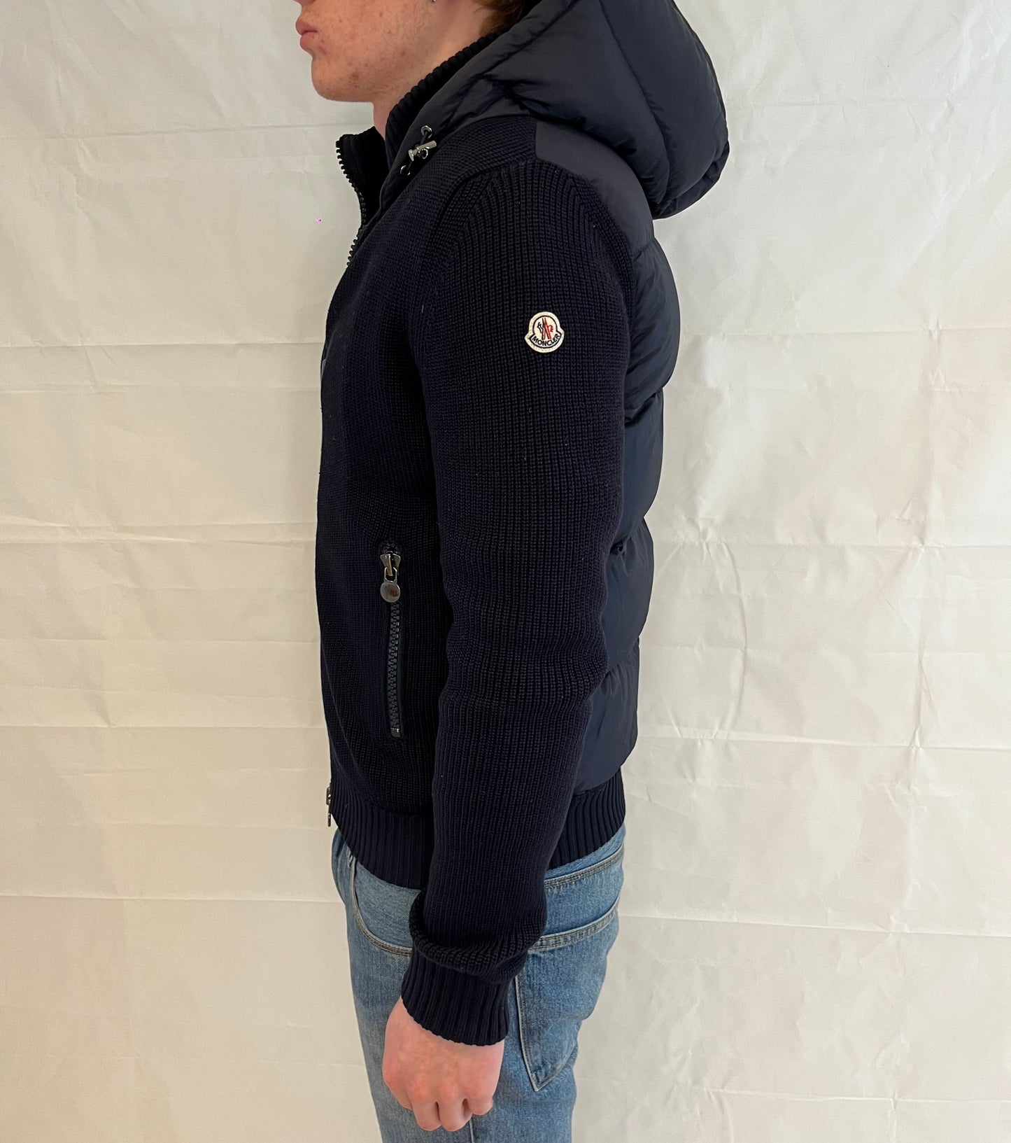 Moncler Tricot Cardigan Men's Blue