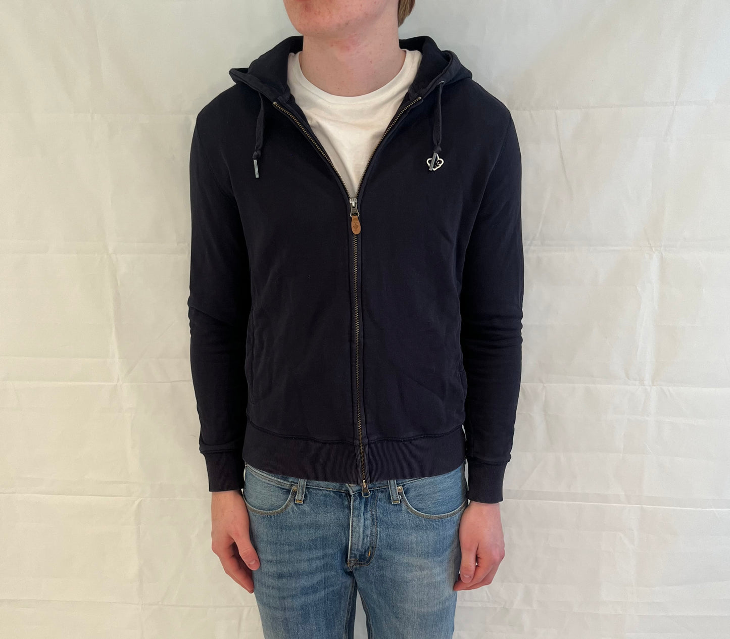 Morris Zip Hoodie Blue Men's