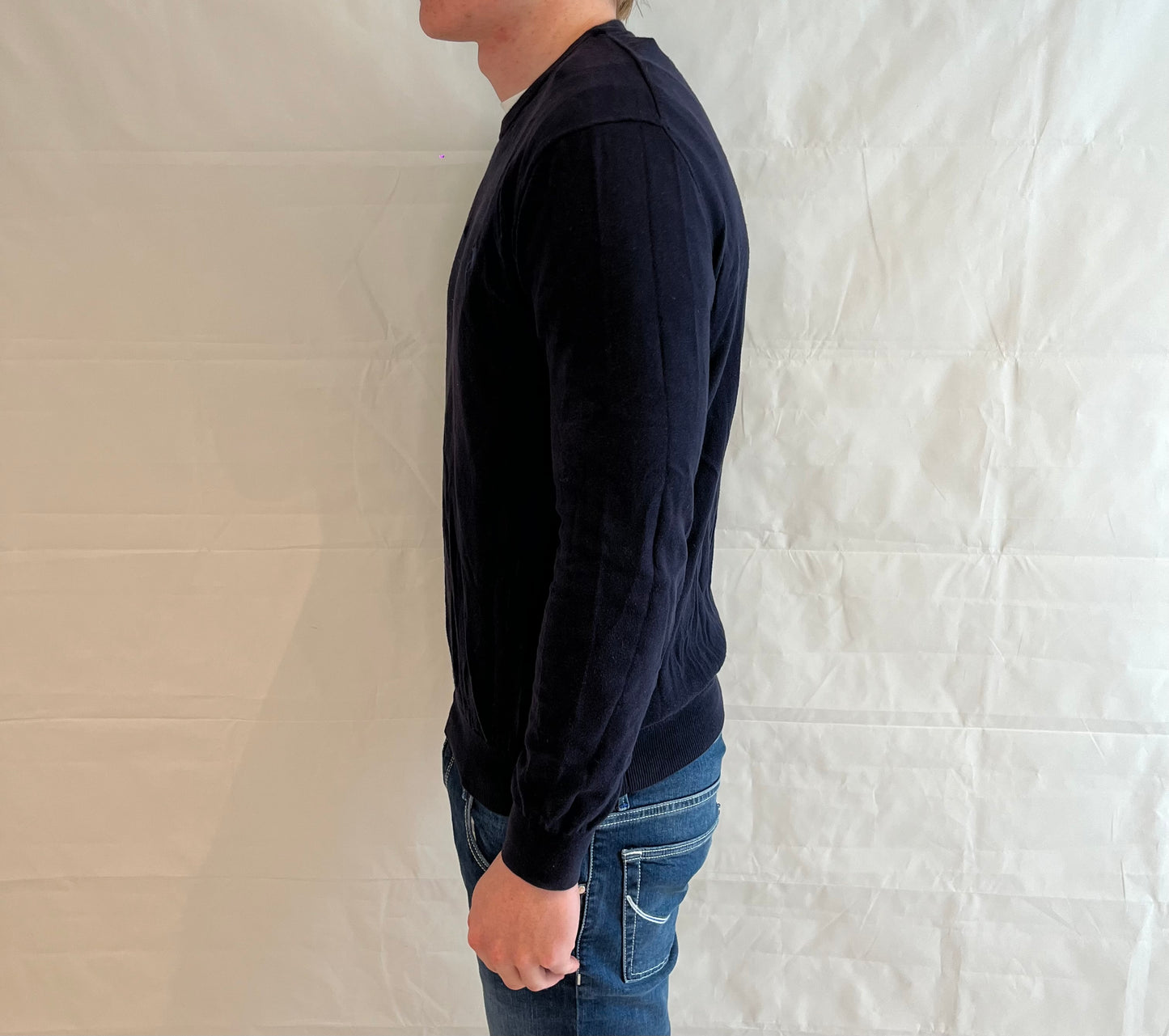 Polo Ralph Lauren Sweater Slim Fit Prima Cotton Blue Men's