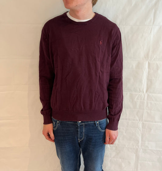 Polo Ralph Lauren Prima Cotton Sweater Wine Red Men's