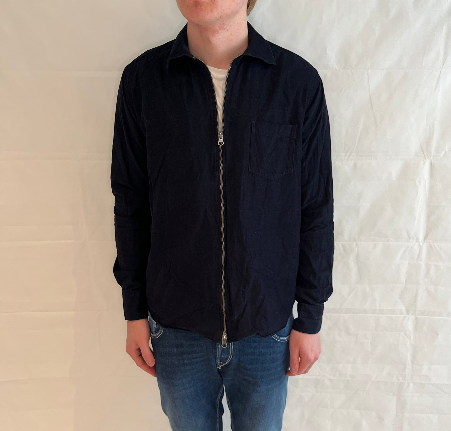 John Henric Overshirt Blue Men's