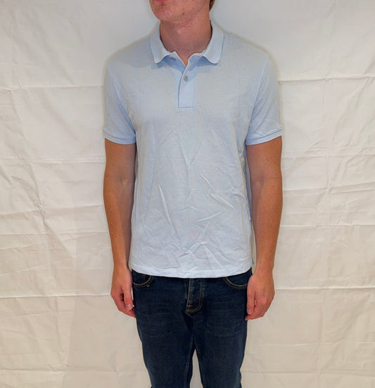 Massimo Dutti Polo Light Blue Men's