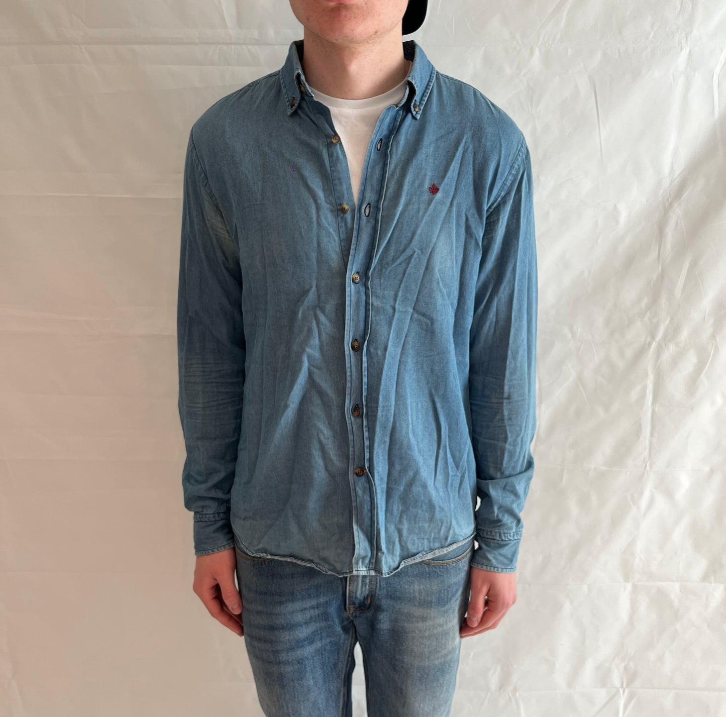Morris Denim Shirt Blue Men's