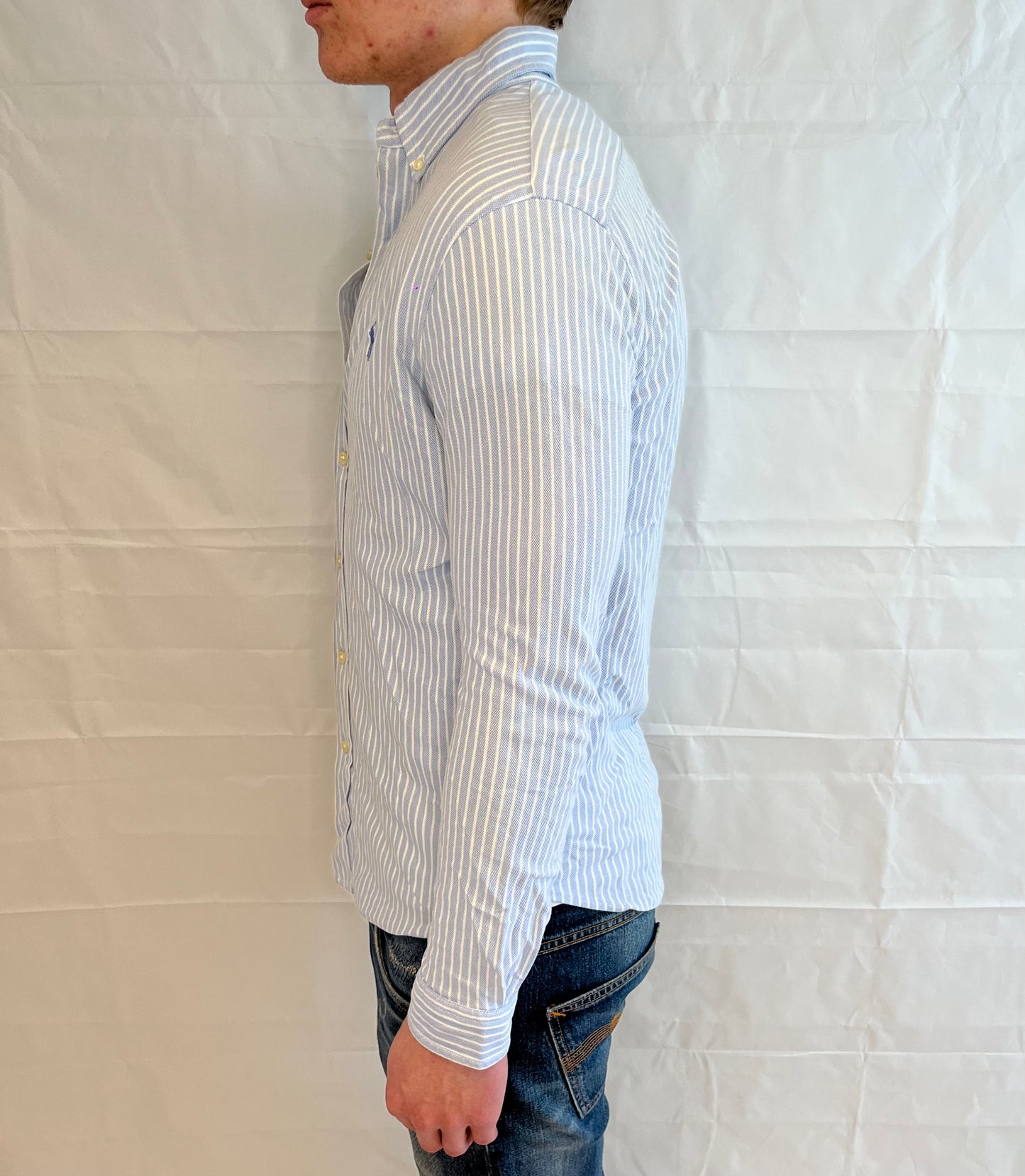 Ralph Lauren Knit Oxford Shirt Striped Men's