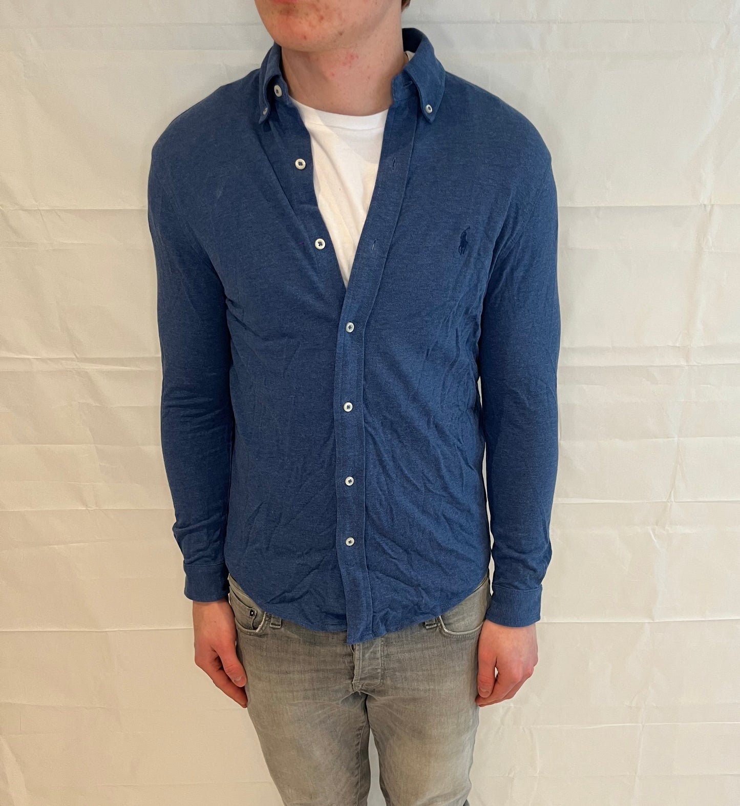 Polo Ralph Lauren Featherweight Mesh Shirt Blue Men's