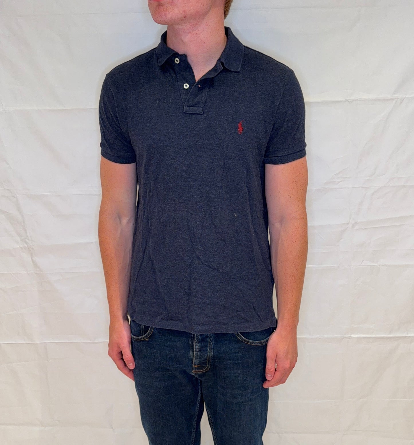 Polo Ralph Lauren Custom Slim Fit Polo Blue Men's