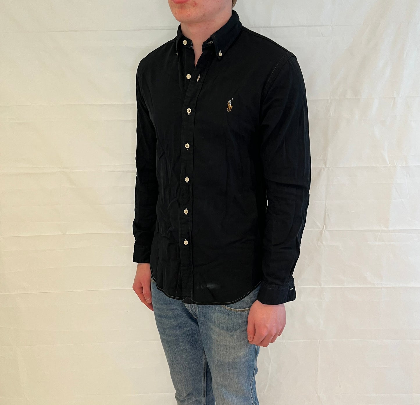 Polo Ralph Lauren Custom Fit Shirt Black Men's