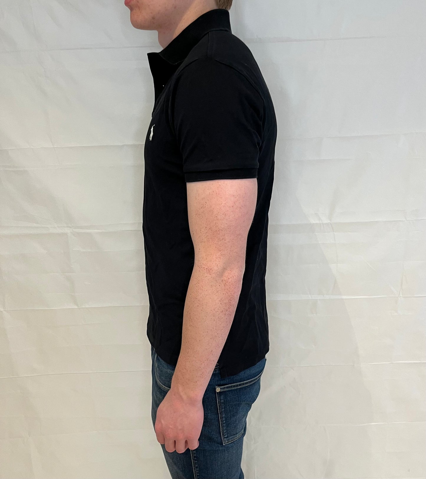 Polo Ralph Lauren Prima Stretch Mesh Polo Black Men's