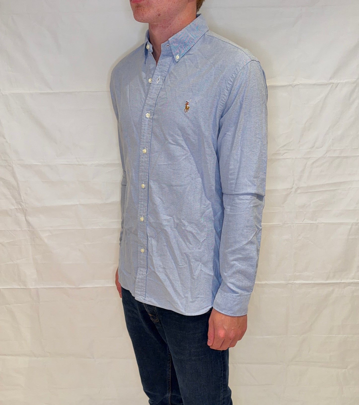 Polo Ralph Lauren Slim Fit Shirt Light Blue Men's