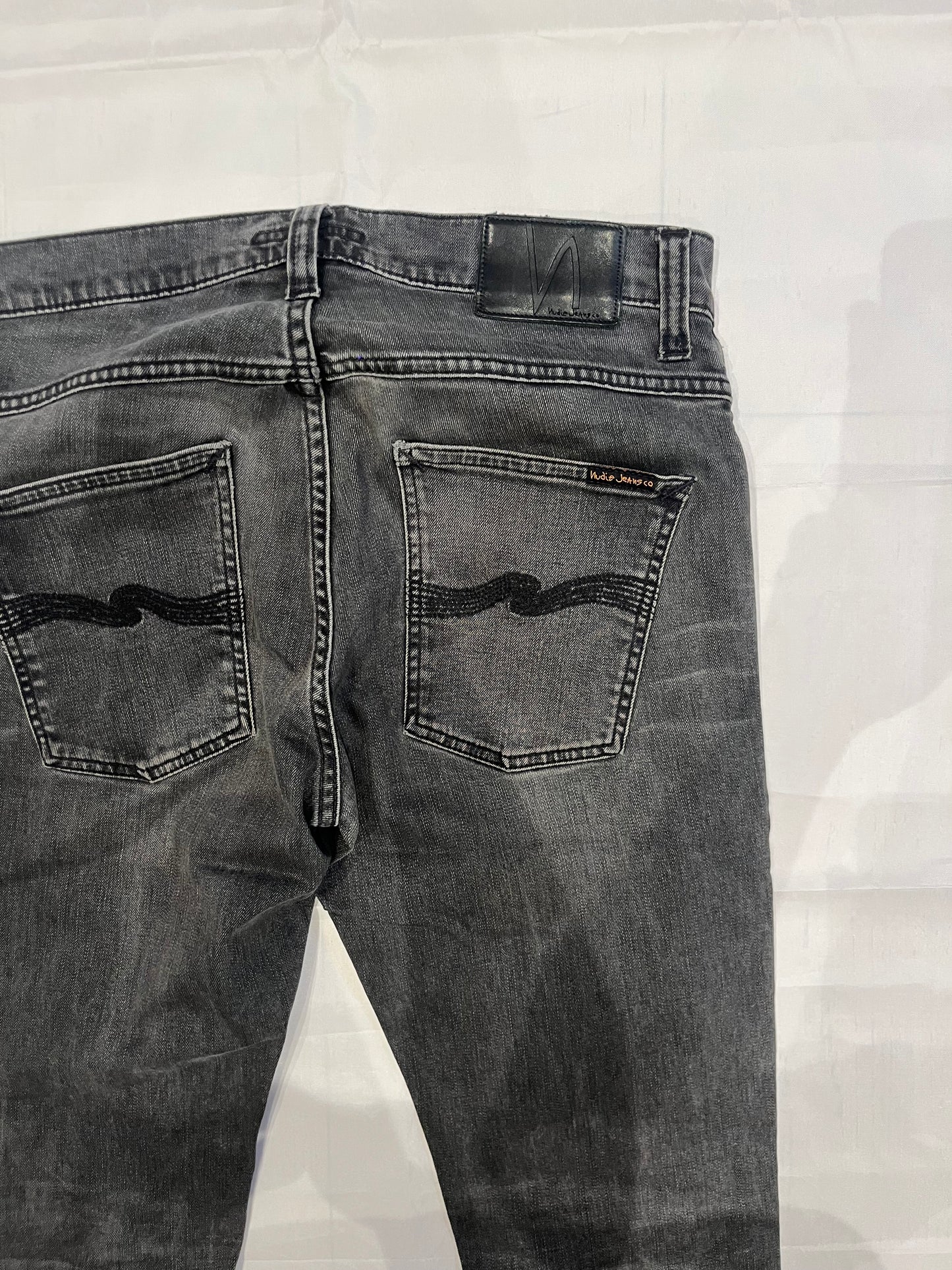 Nudie Grim Tim Jeans Grey Men's