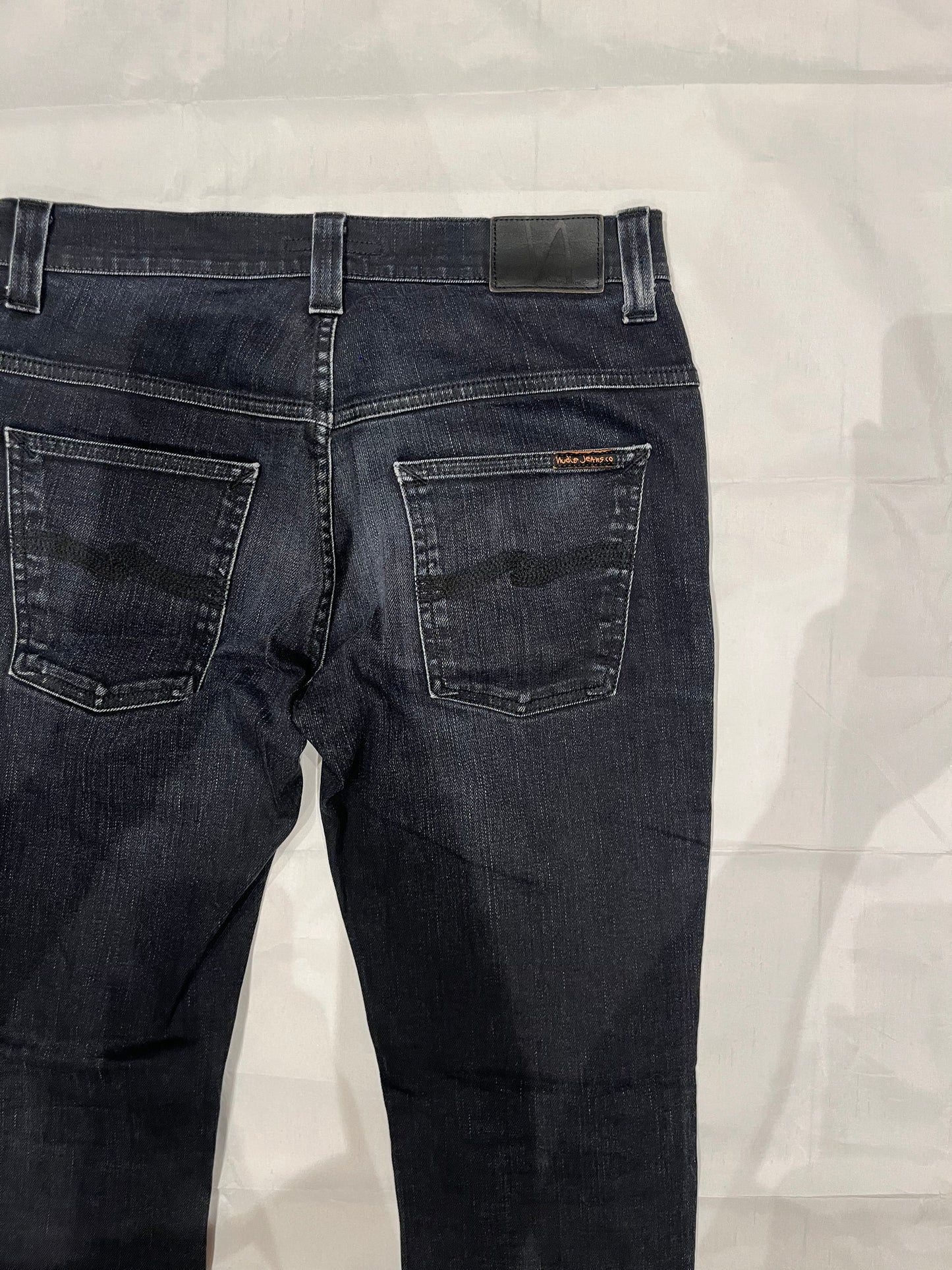 Nudie Thin Finn Jeans Black Men's