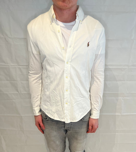 Polo Ralph Lauren Knit Oxford Shirt White Men's