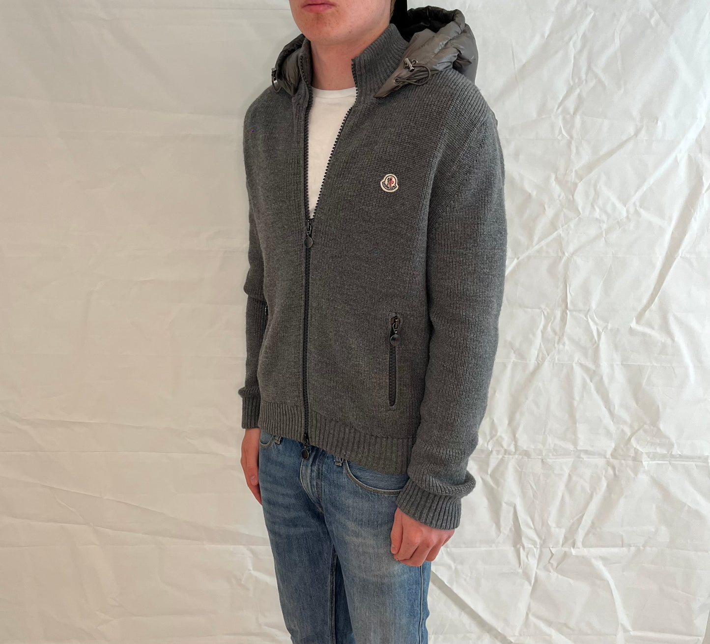Moncler Tricot Cardigan Men's Grey