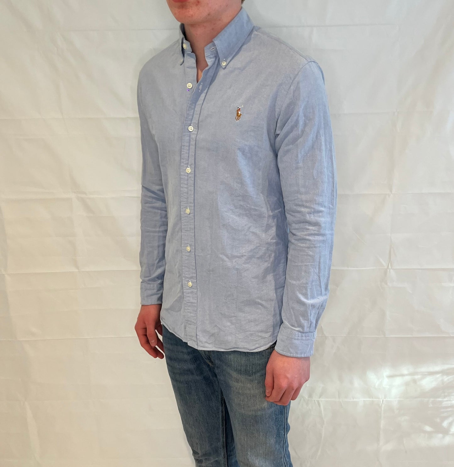 Polo Ralph Lauren Slim Fit Shirt Light Blue Men's