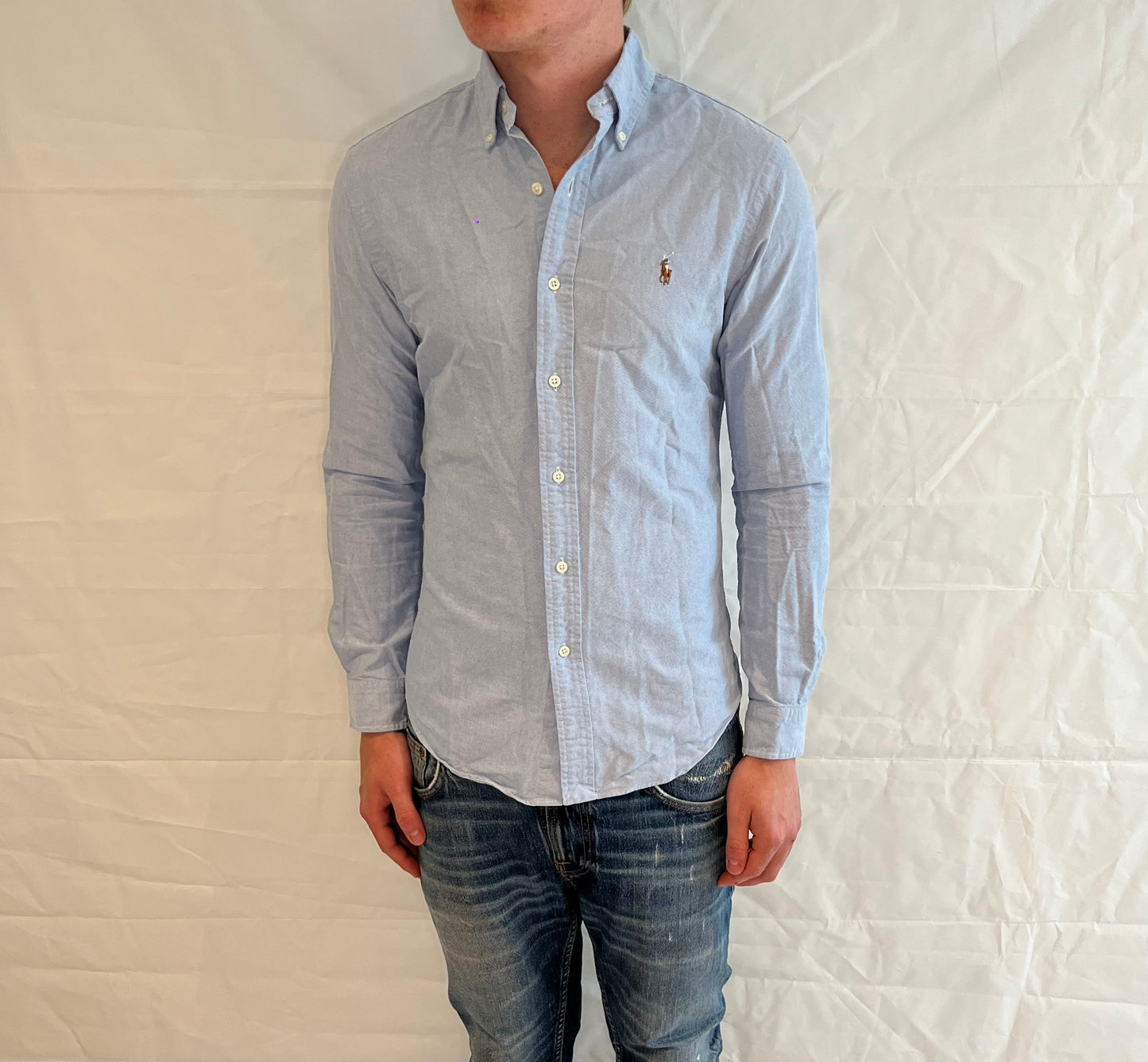 Polo Ralph Lauren Slim Fit Shirt Light Blue Men's