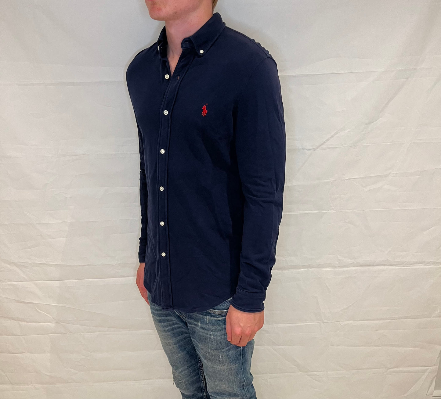 Polo Ralph Lauren Featherweight Mesh Shirt Blue Men's
