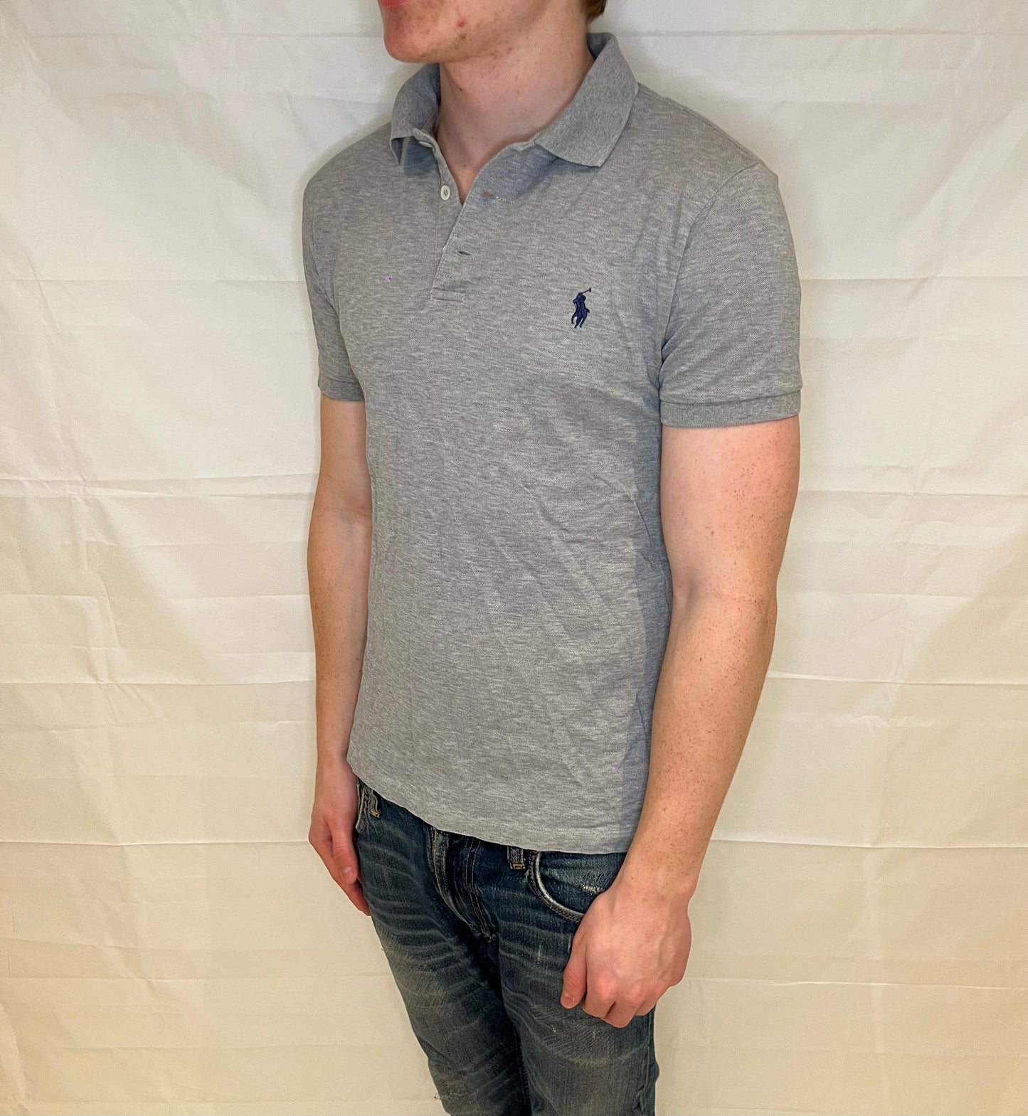 Polo Ralph Lauren Slim Fit Polo Grey Men's