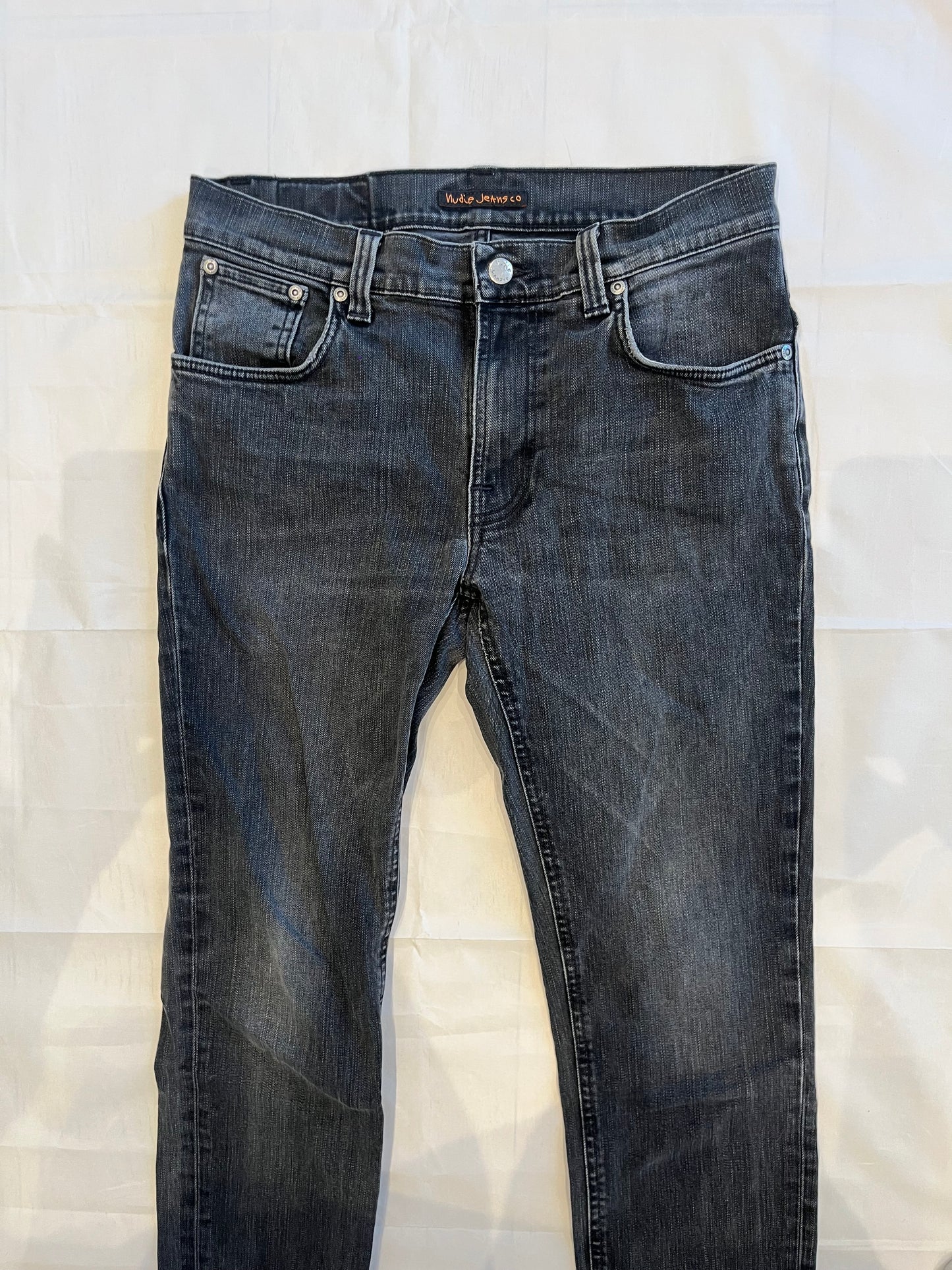 Nudie Thin Finn Jeans Black Men's
