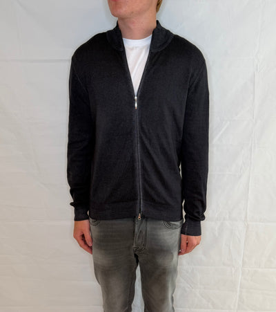 Gran Sasso Full Zip Dark Grey Men's