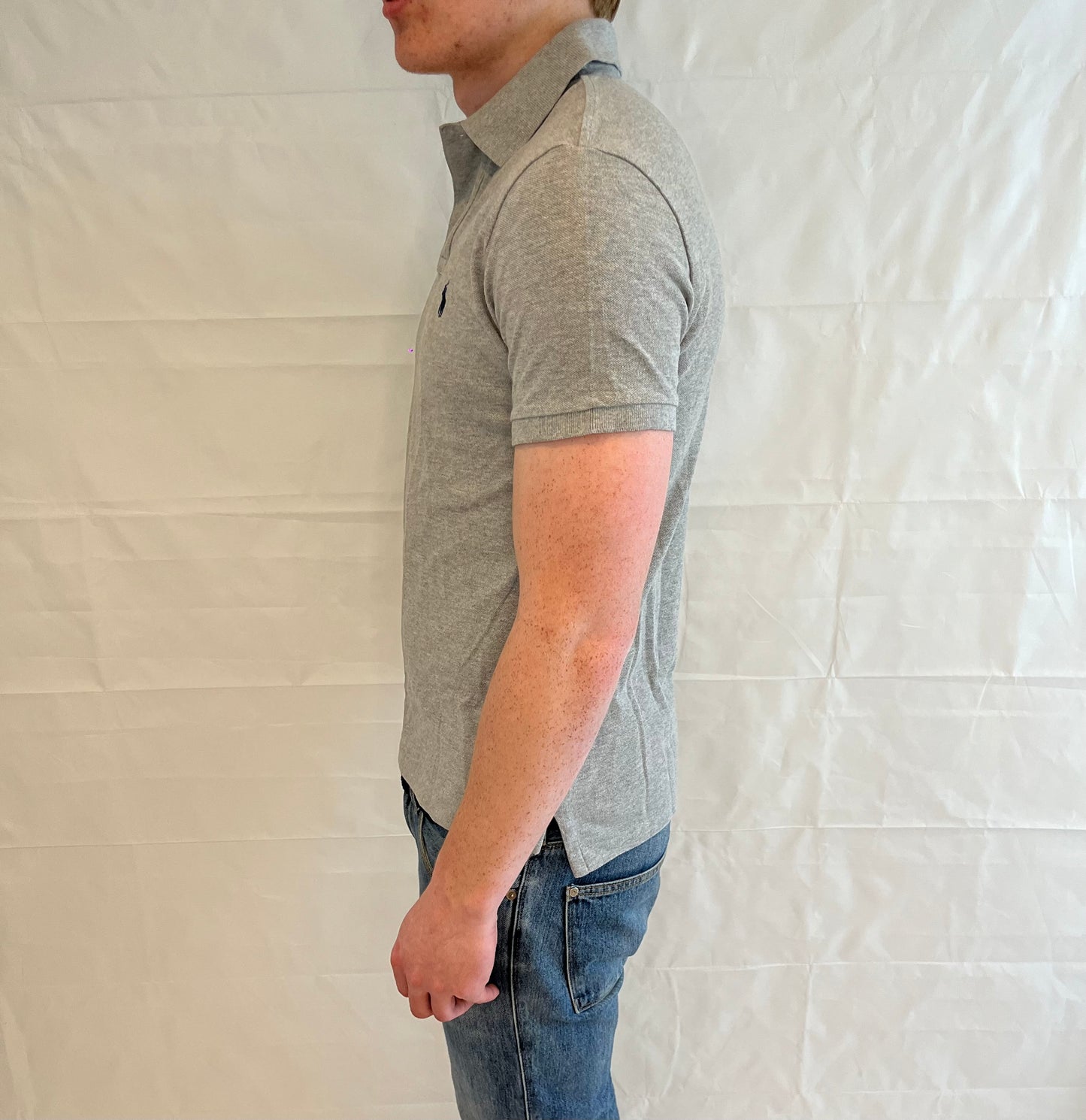 Polo Ralph Lauren Slim Fit Polo Grey Men's