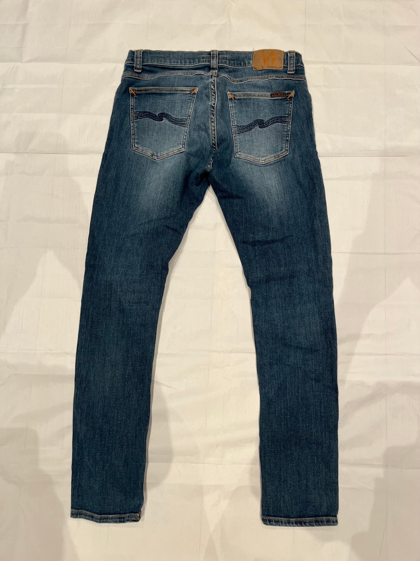 Nudie Tight Terry Jeans Blue Men's