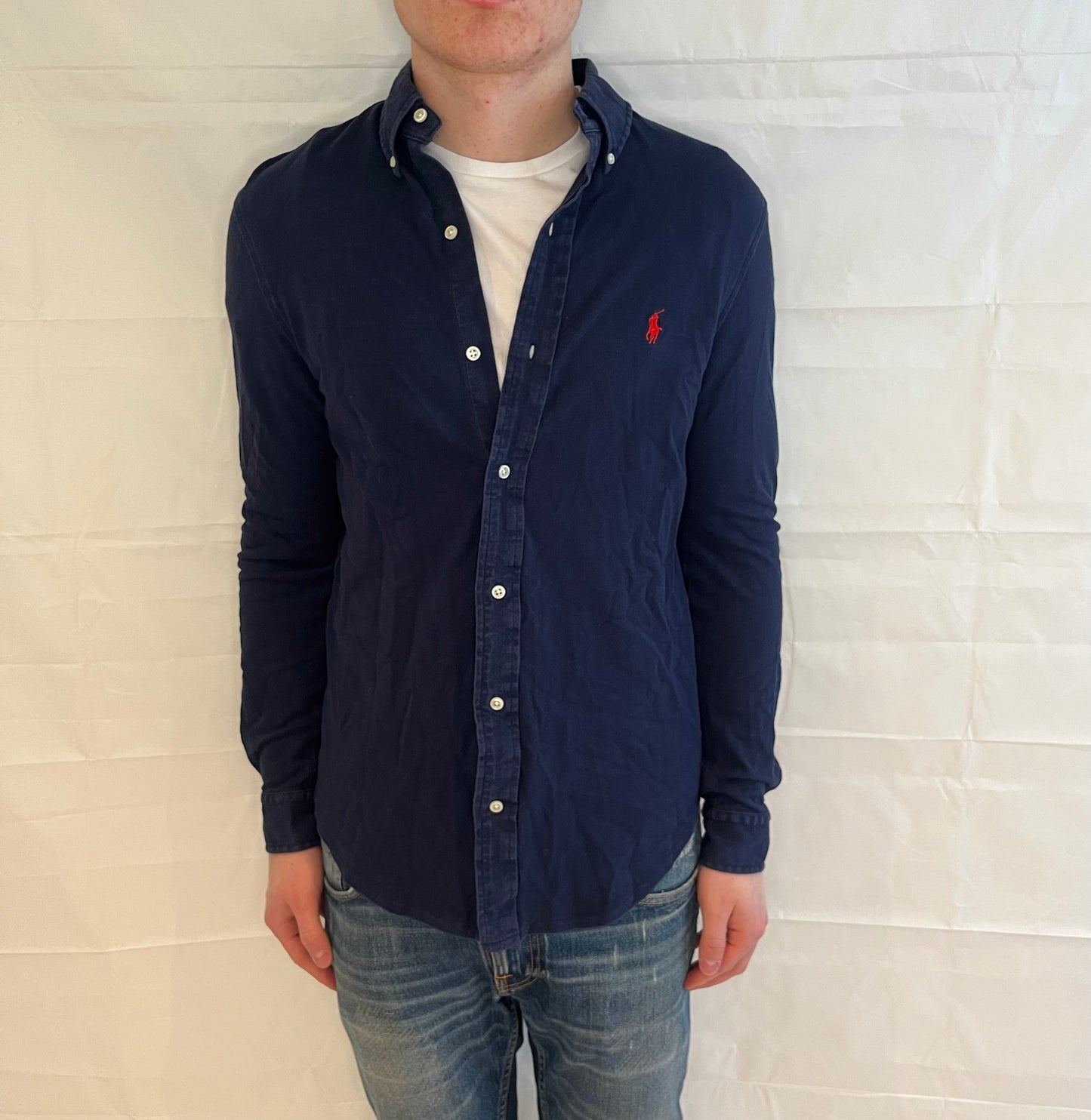 Polo Ralph Lauren Featherweight Mesh Shirt Blue Men's