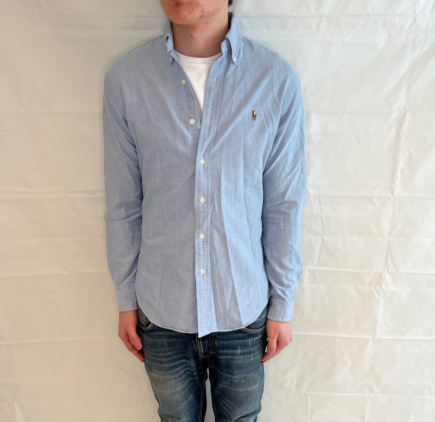 Polo Ralph Lauren Slim Fit Shirt Light Blue Men's