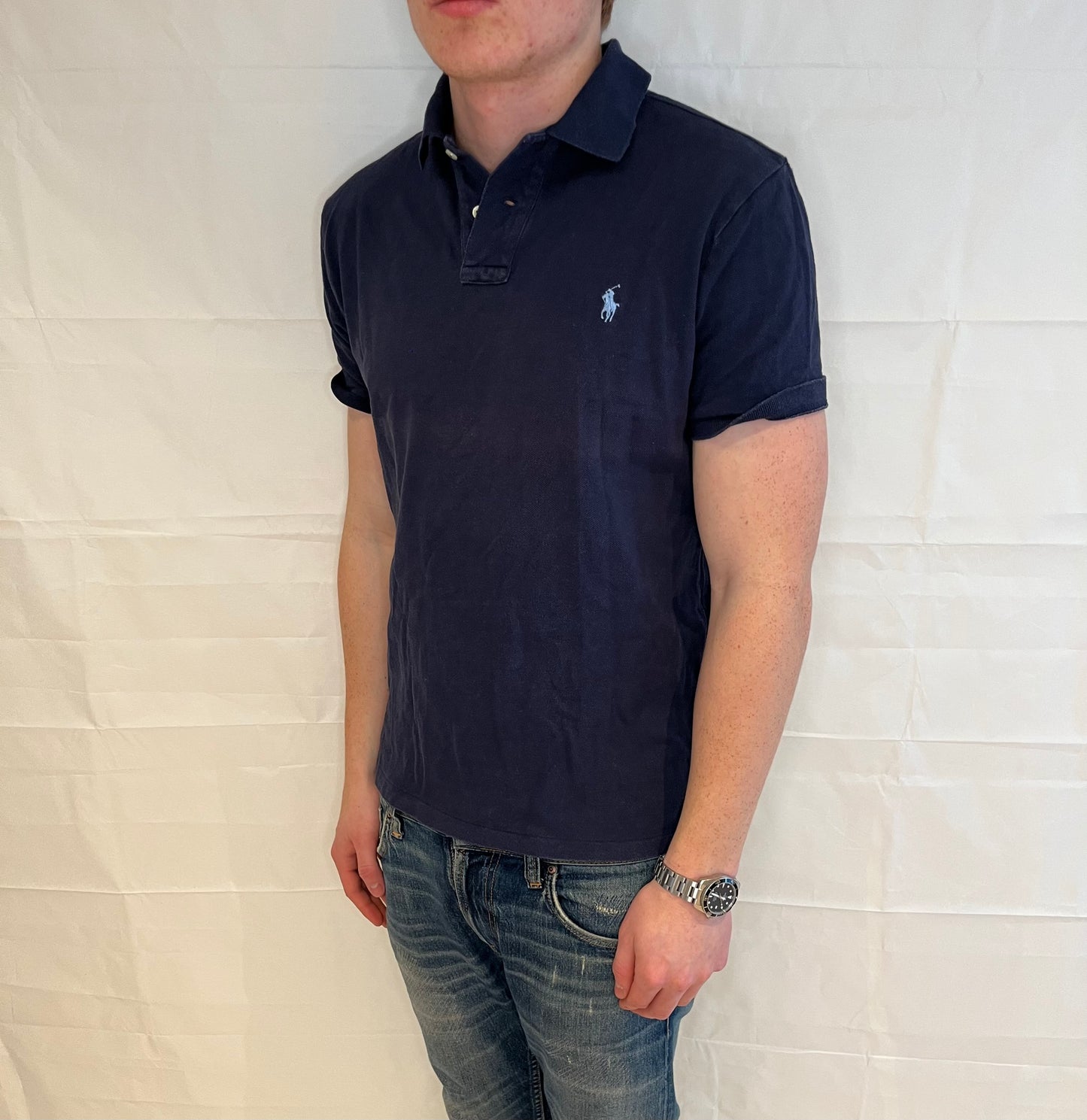 Polo Ralph Lauren Custom Slim Fit Polo Blue Men's